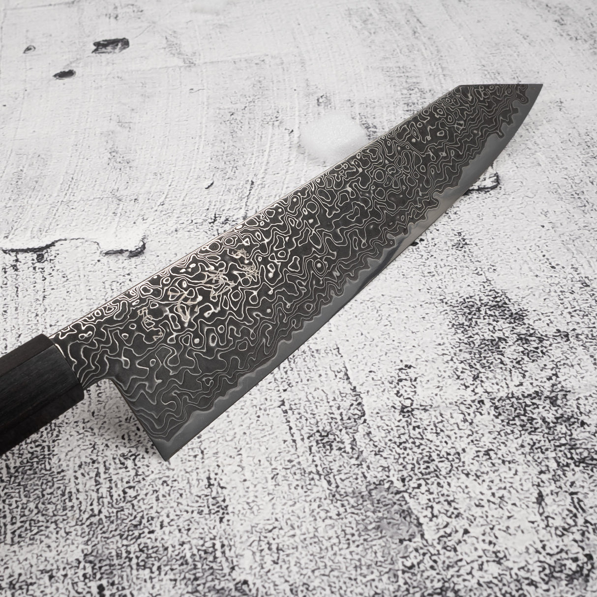 初心 流冰 SG2 黑大馬士革 K-tip 牛刀 210mm 黑檀木柄