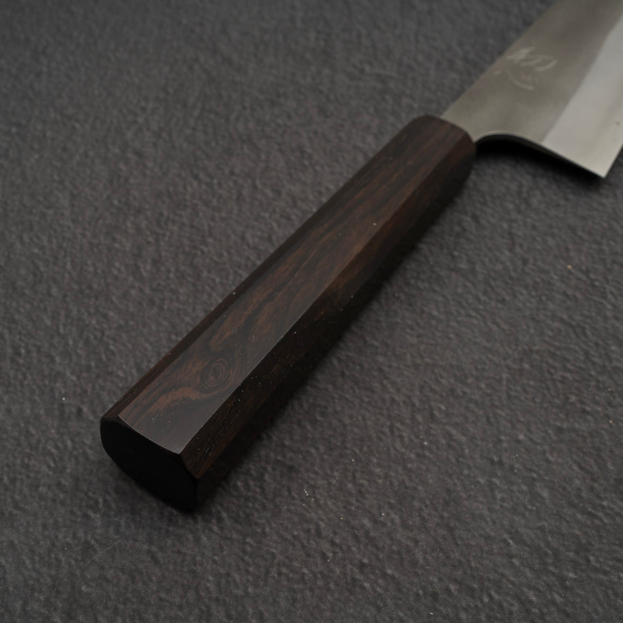 Hatsukokoro x Yoshikane SKD Nashiji K-tip Gyuto 210mm 烏木手柄