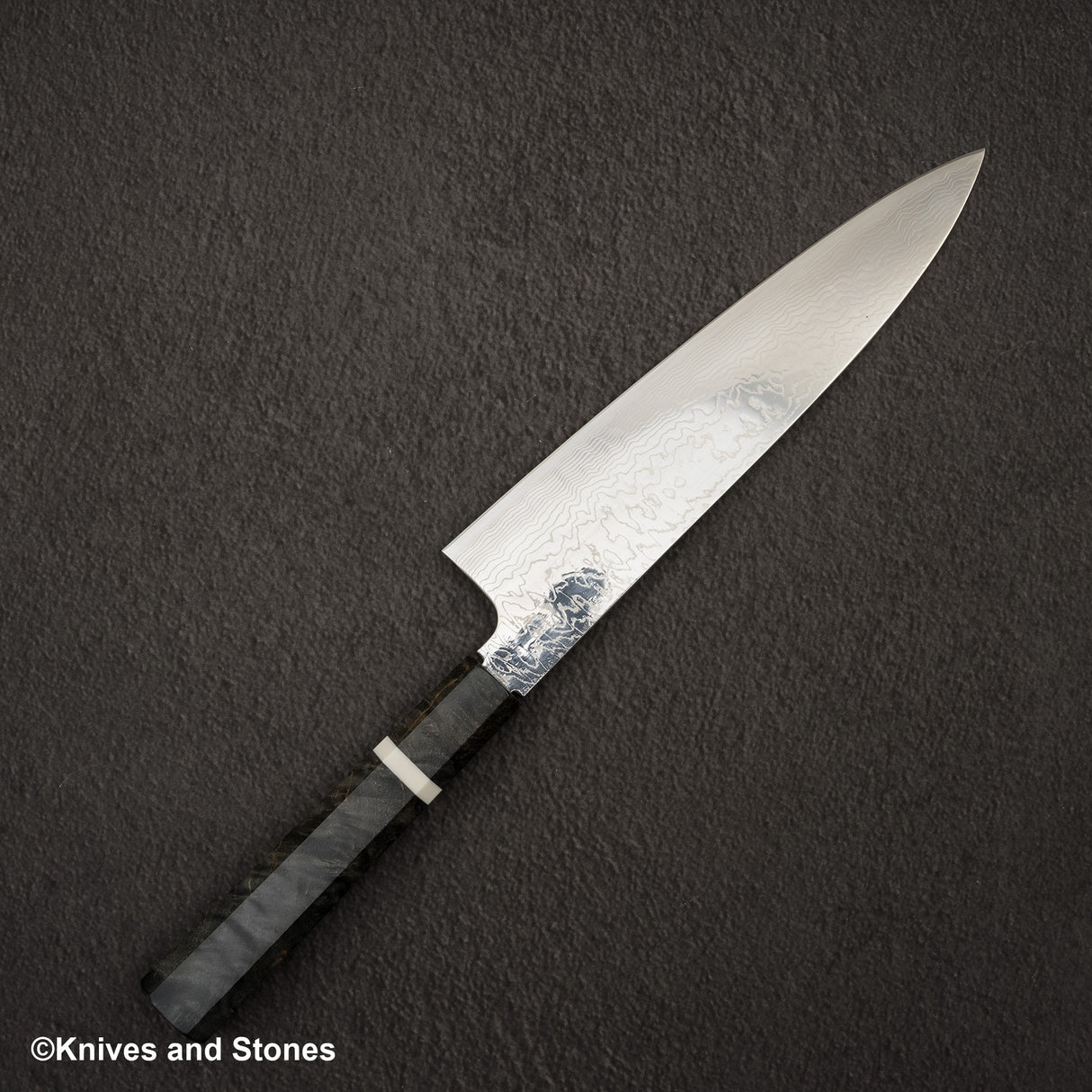 Hatsukokoro STRIX Damascus Gyuto 210mm 樺木手柄