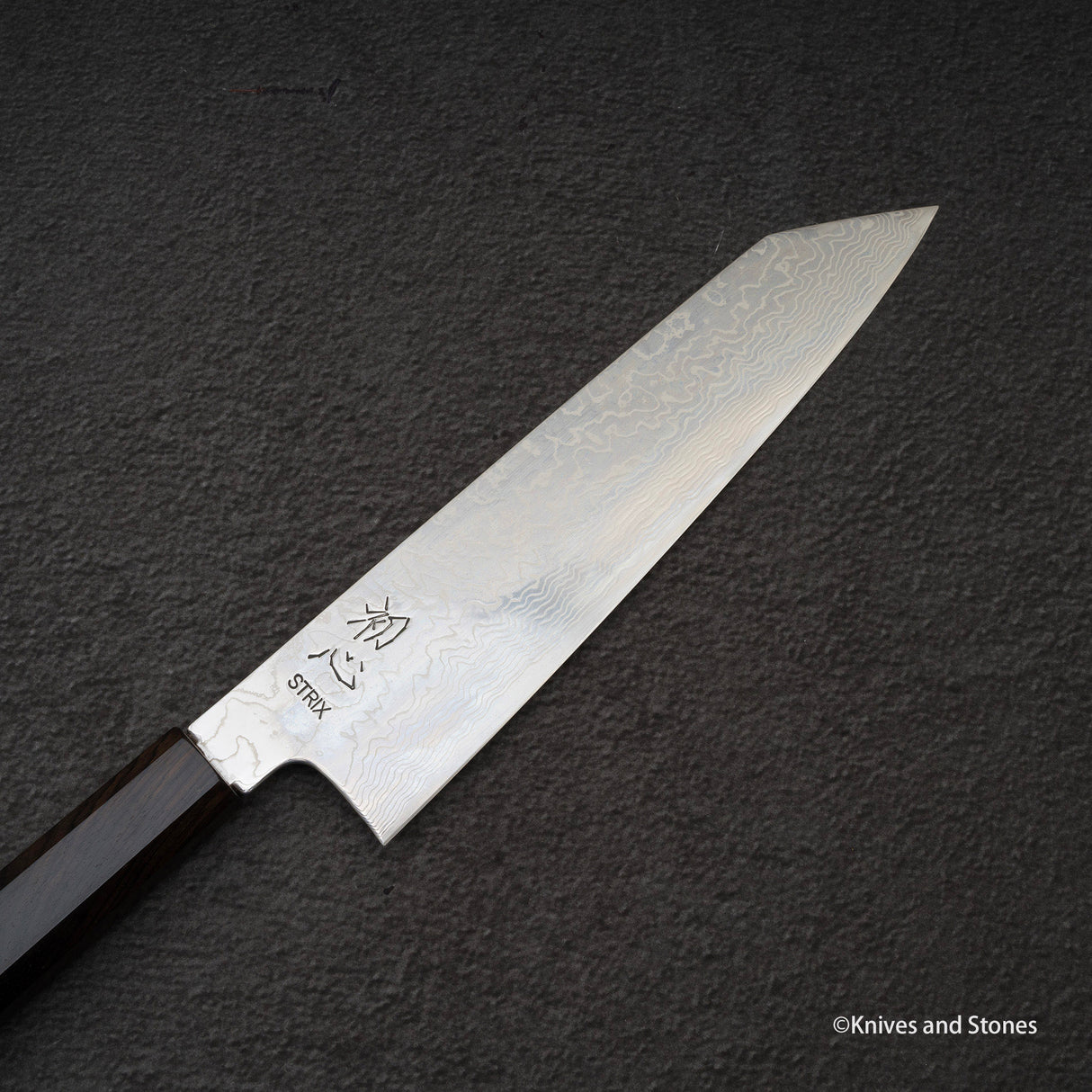 Hatsukokoro STRIX K-Tip 大馬士革牛刀 210mm 烏木手柄