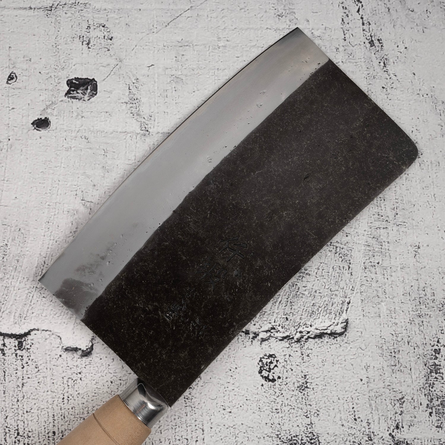 Hatsukokoro Sentan Blue 2 Stainless Clad Chinese Cleaver 190mm Heavy
