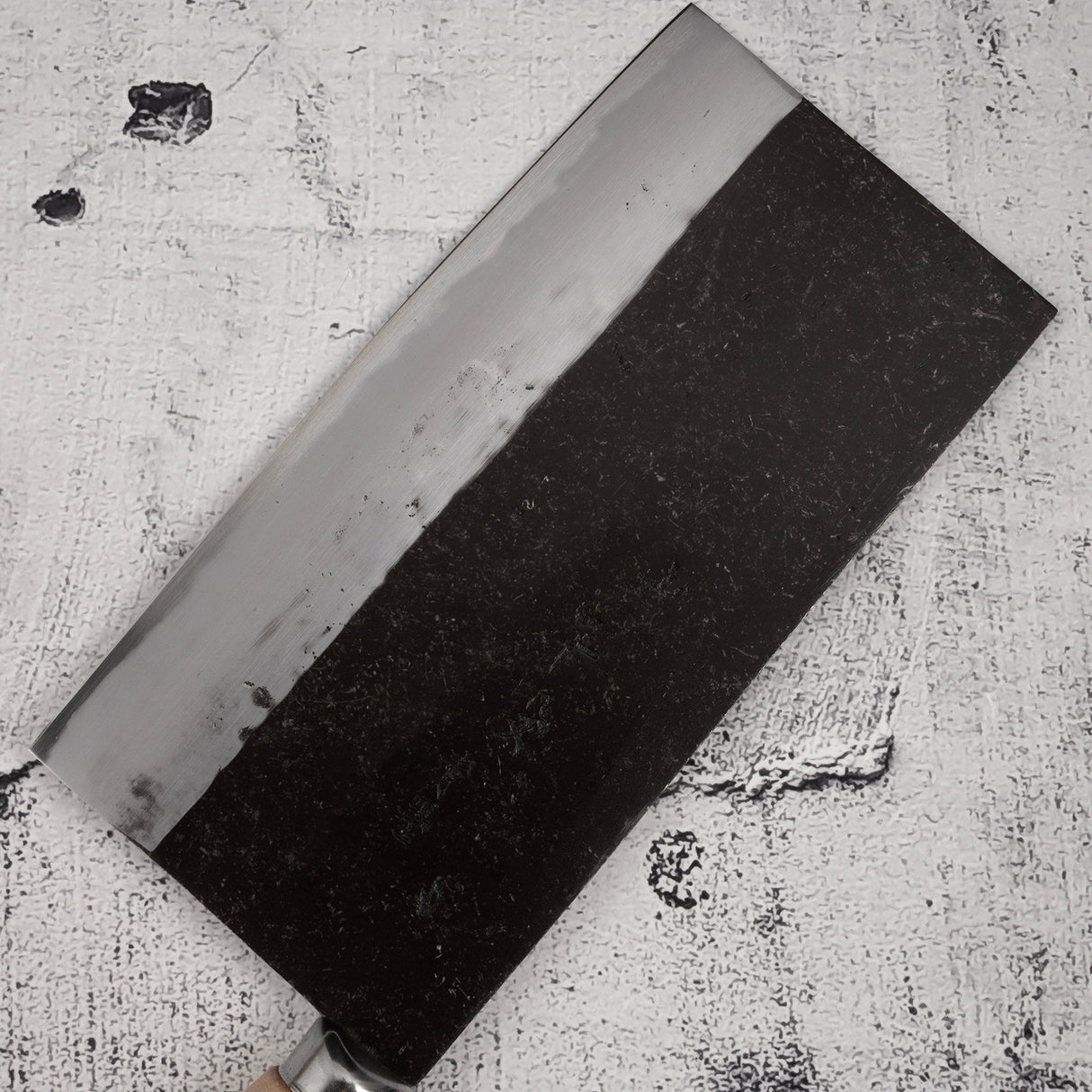 初心先端藍二不鏽鋼夾層中式菜刀 190mm