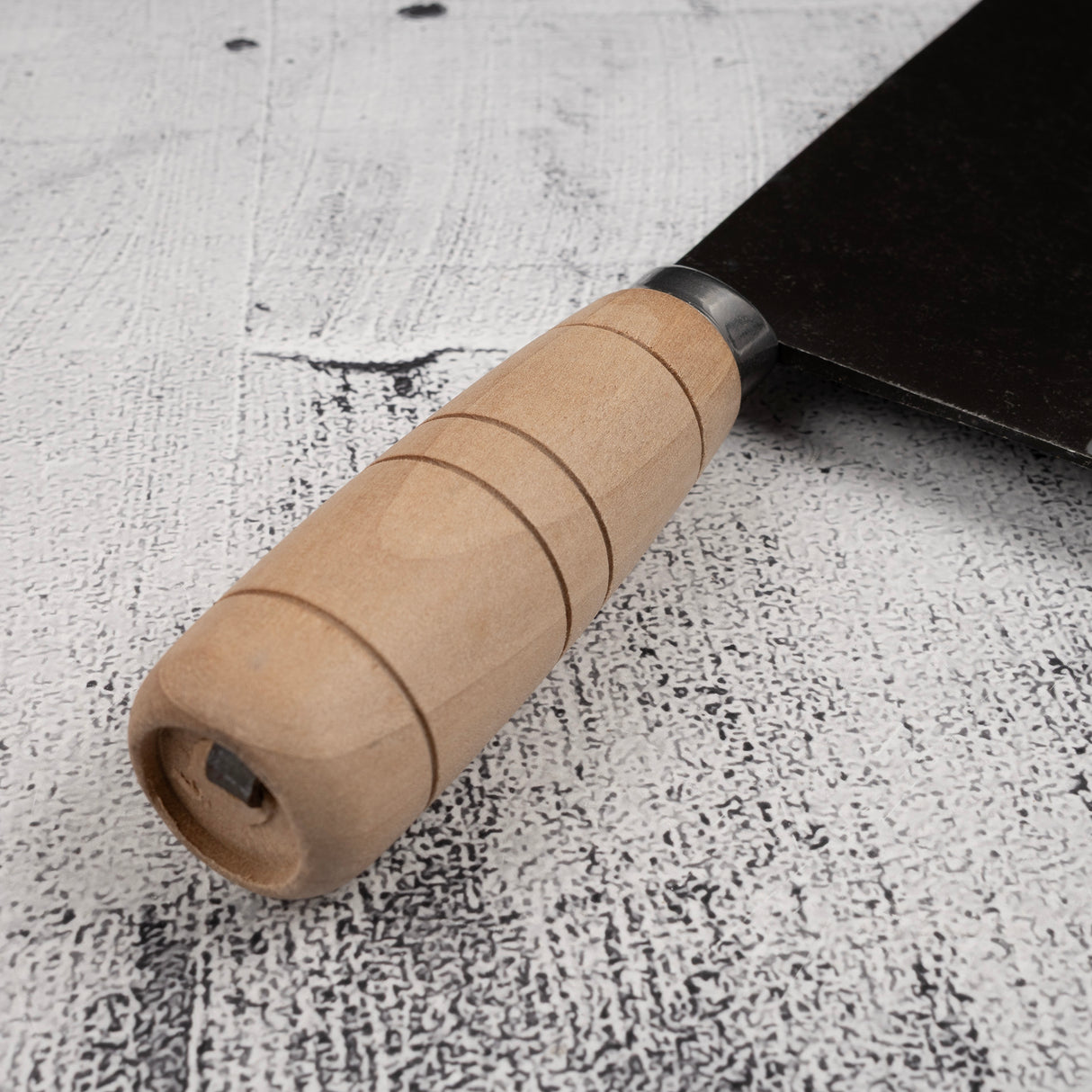 初心先端藍二不鏽鋼夾層中式菜刀 190mm