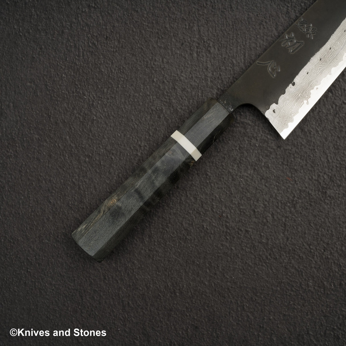 Hatsukokoro Shinkiro Aogami 超級大馬士革 黑內 K-tip Gyuto 240mm 樺木手柄