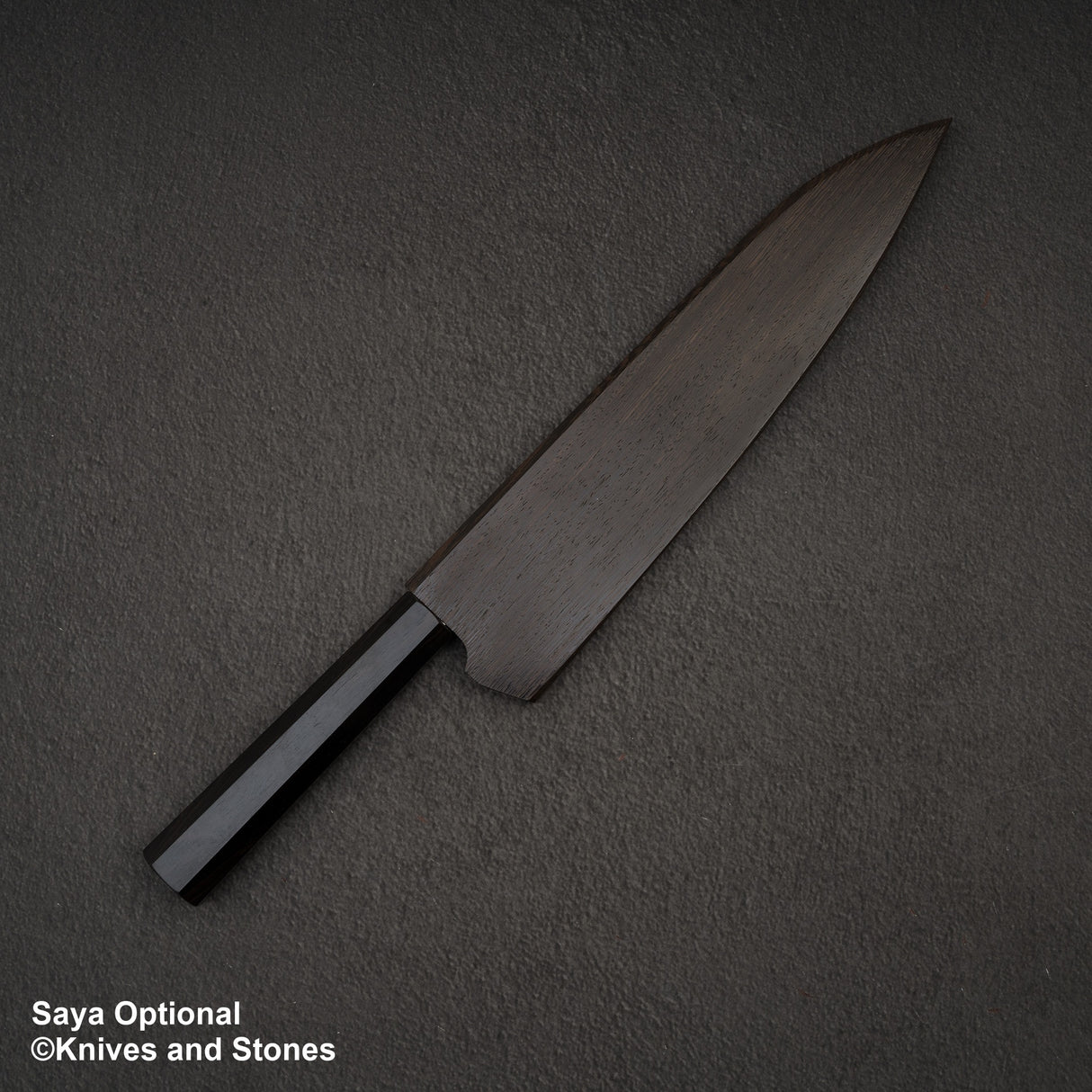 Hatsukokoro Hayabusa VG10 大馬士革土目牛刀 240mm 烏木手柄