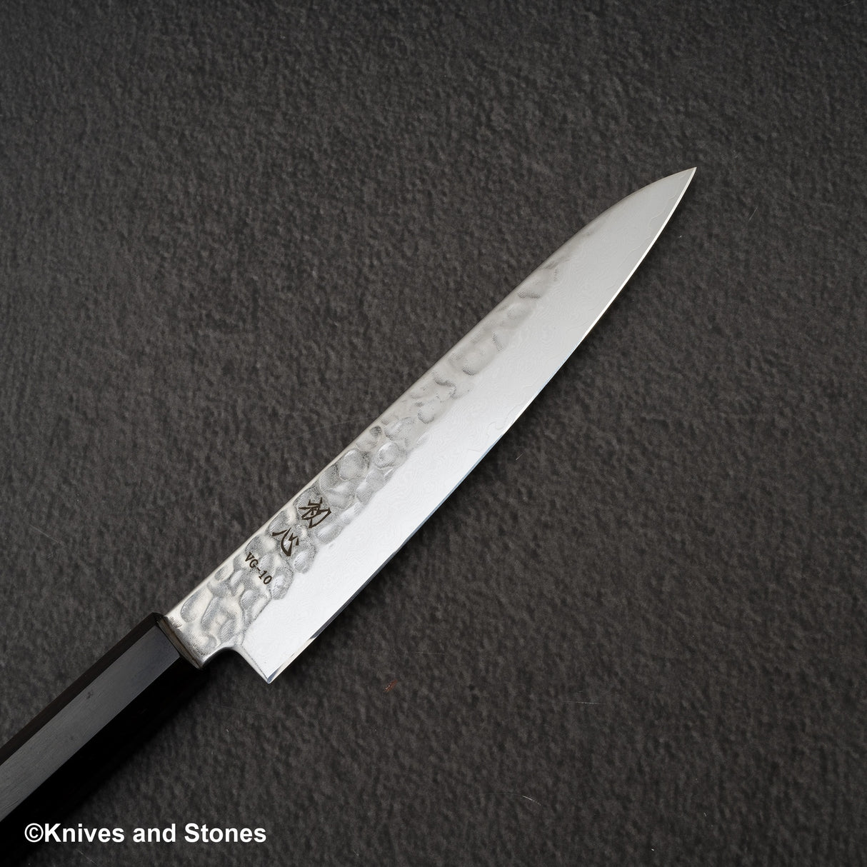 Hatsukokoro Hayabusa VG10 大馬士革土細小 150 毫米烏木手柄