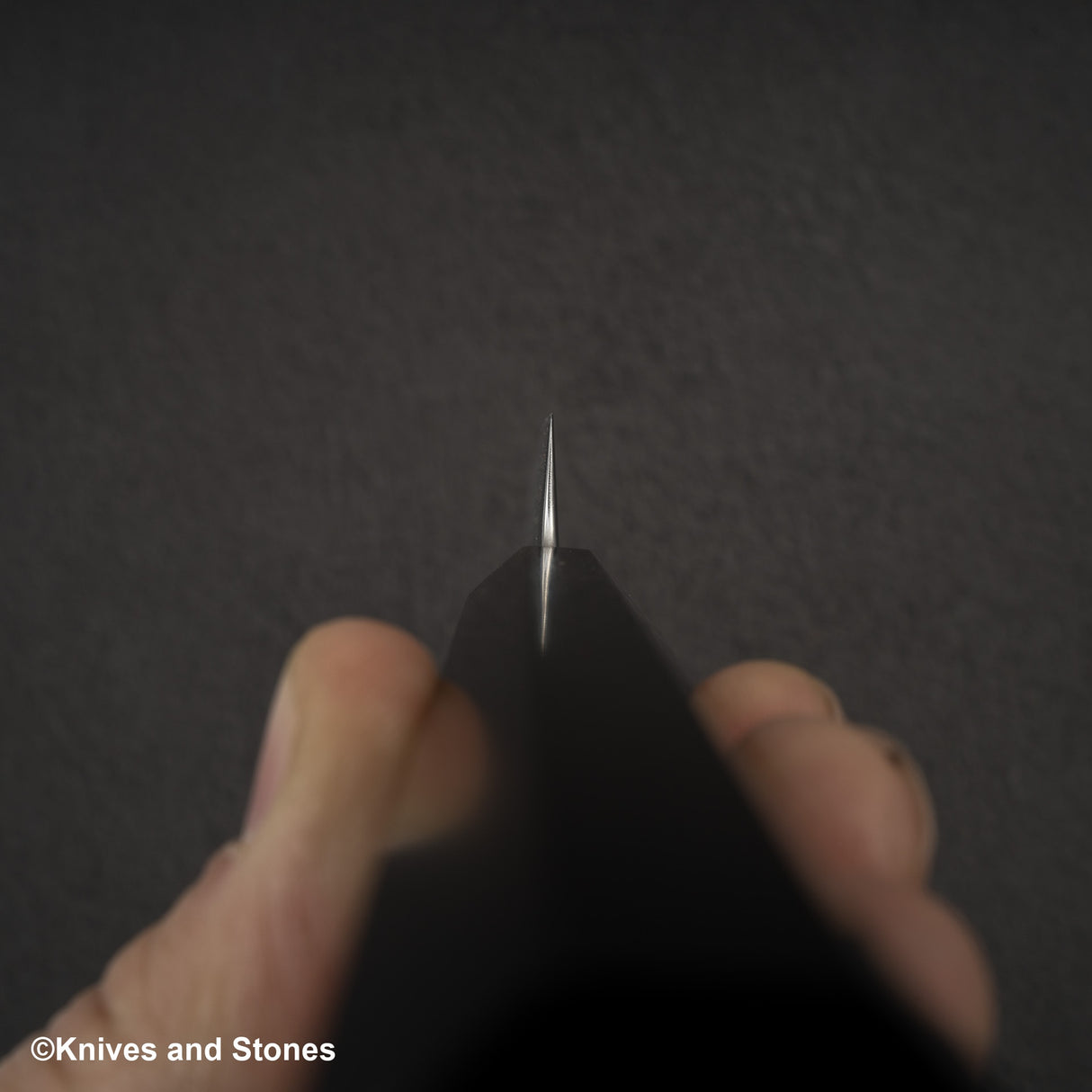 Hatsukokoro Hayabusa VG10 大馬士革土細小 150 毫米烏木手柄