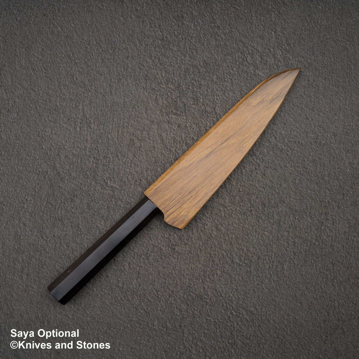 Hatsukokoro Hayabusa VG10 大馬士革土細小 150 毫米烏木手柄