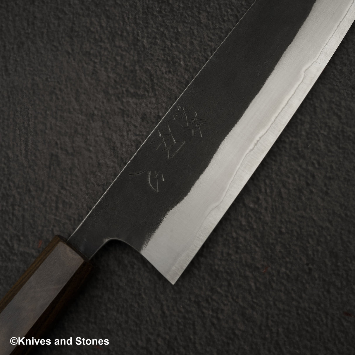 Hatsukokoro Kurokaze Blackwind 白色 2 Gyuto 210mm 不鏽鋼包層