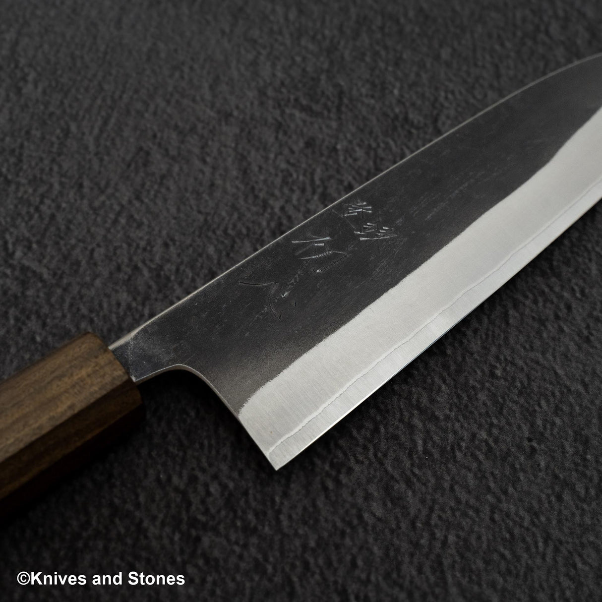 Hatsukokoro Kurokaze White 2 Kurouchi Gyuto 180mm 不鏽鋼包覆黑色 Chacate