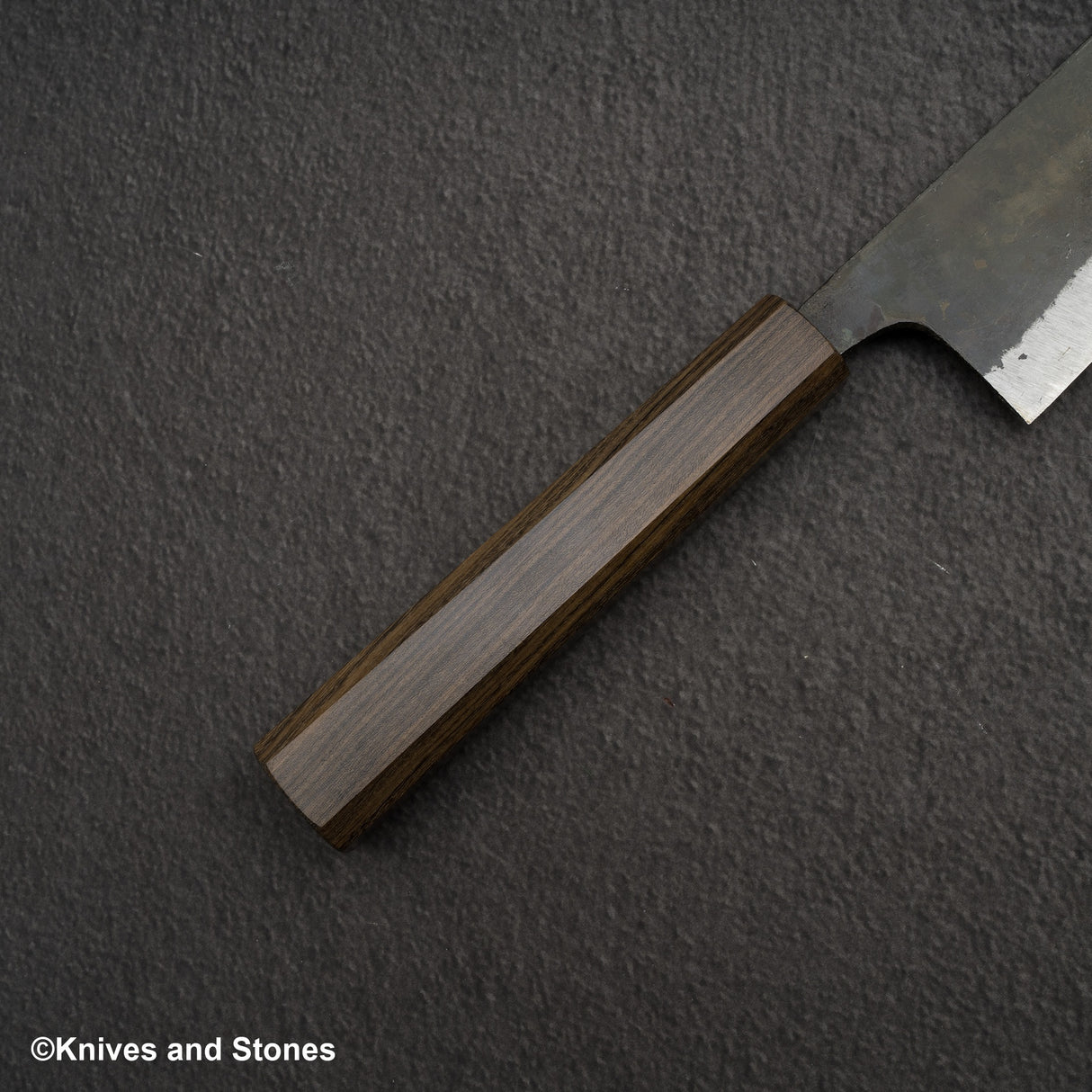 Hatsukokoro Kurokuma Blue 2 Kurouchi Santoku 165mm