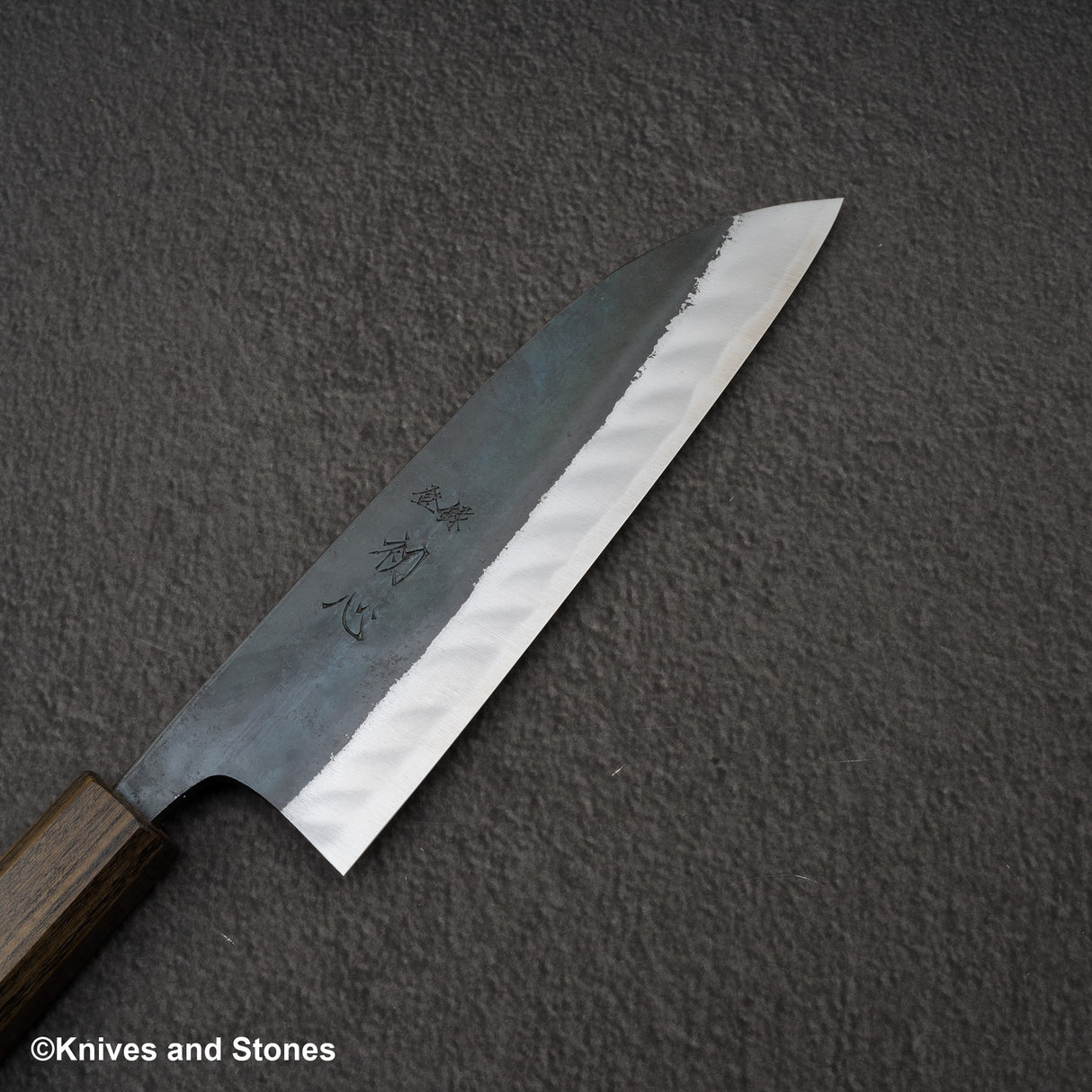 Hatsukokoro Kuronami Blue 2 Kurouchi Santoku 165mm