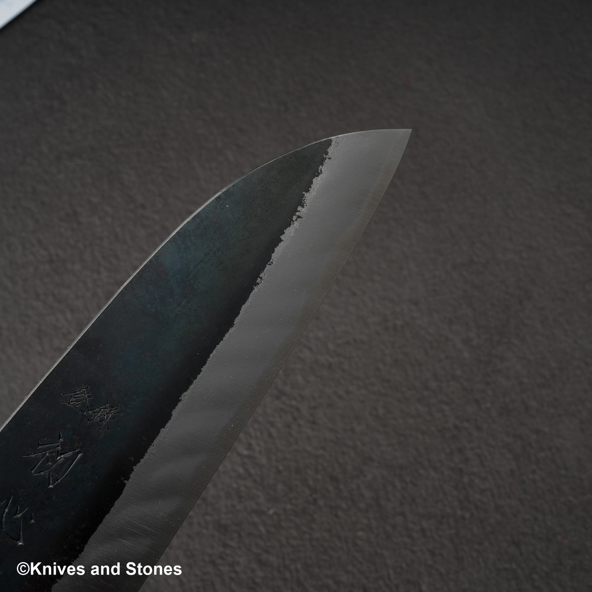 Hatsukokoro Kuronami Blue 2 Kurouchi Santoku 165mm