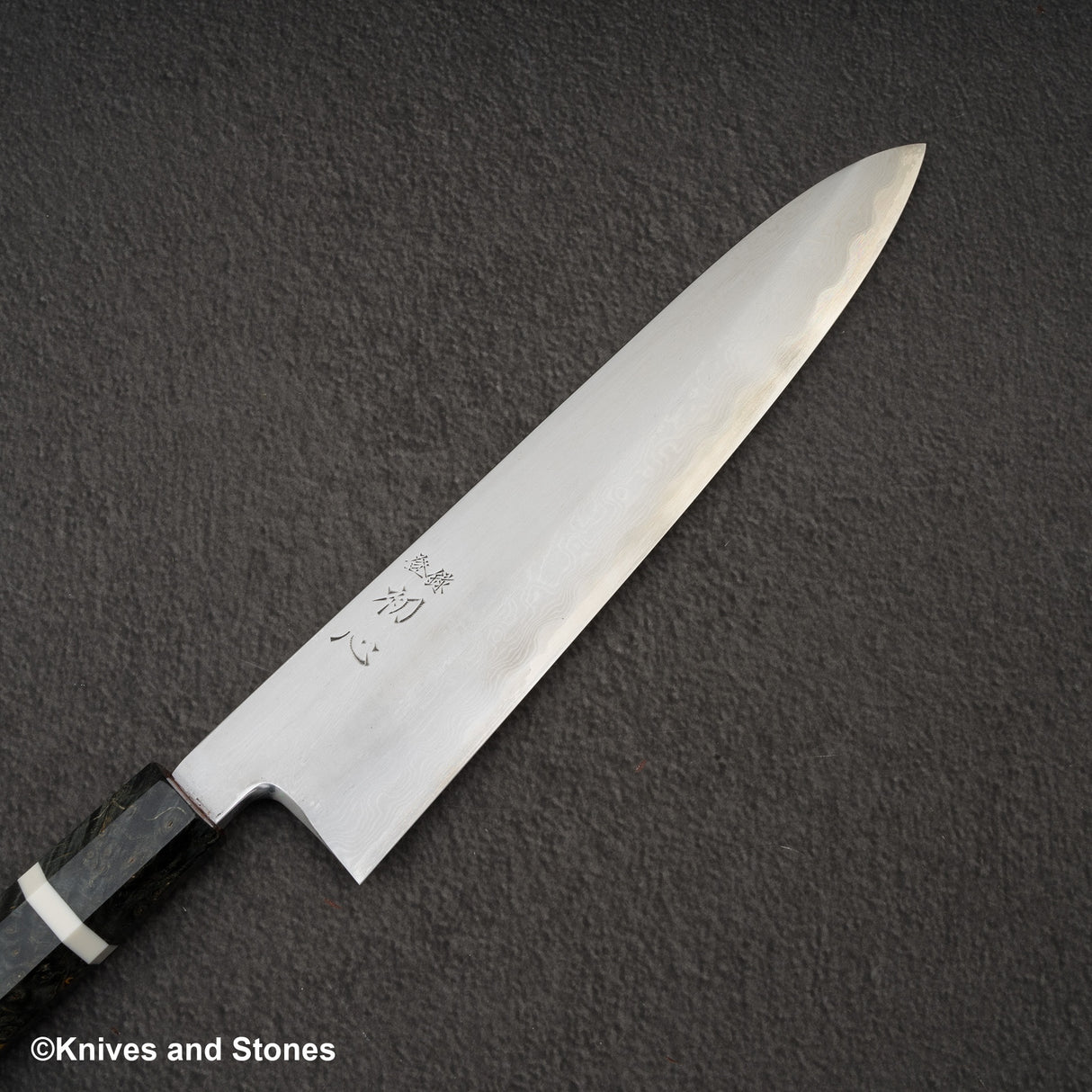 Hatsukokoro x Satoshi Nakagawa Blue 1 Damascus Gyuto 240mm