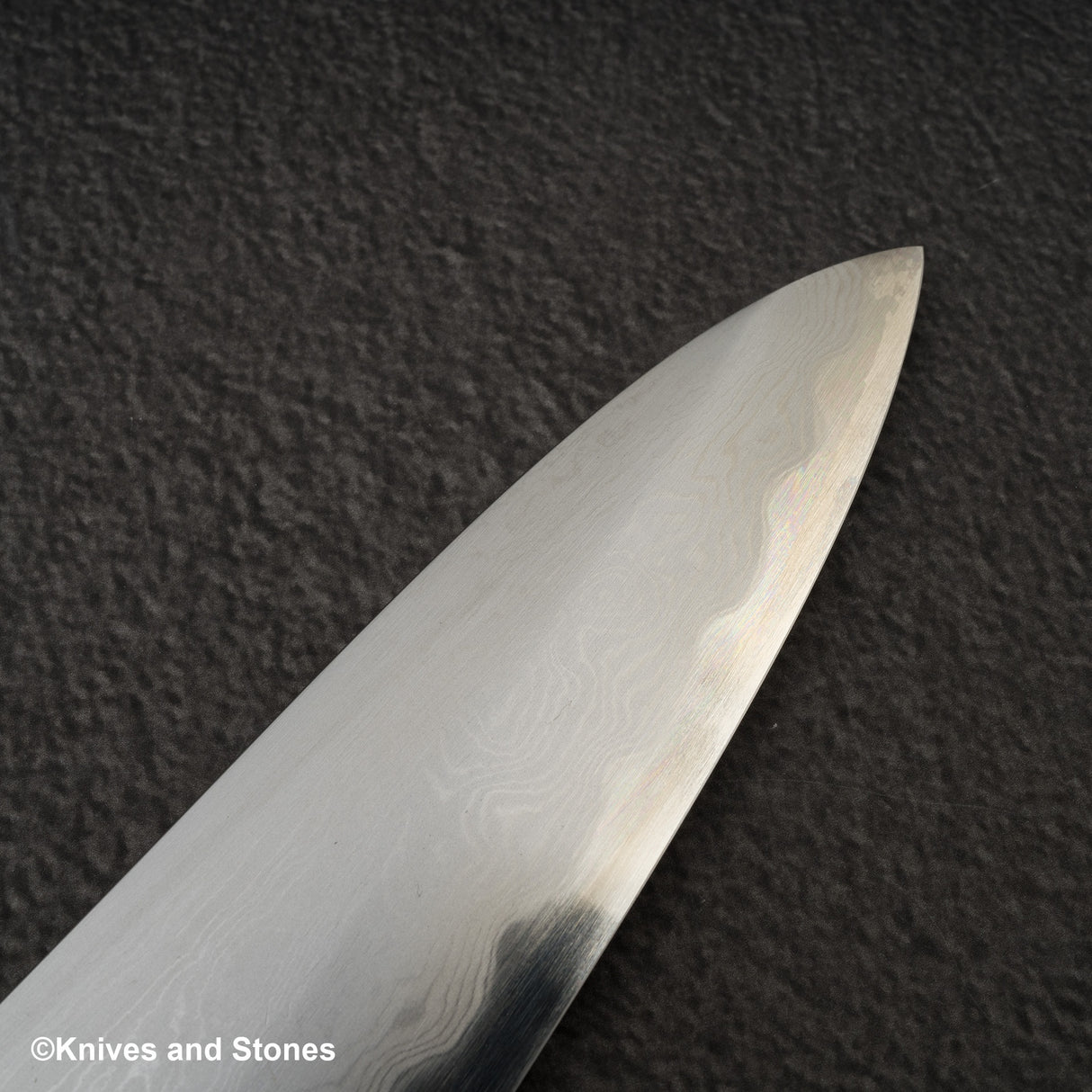 初心 x 中川聰 藍色 1 大馬士革牛刀 240mm