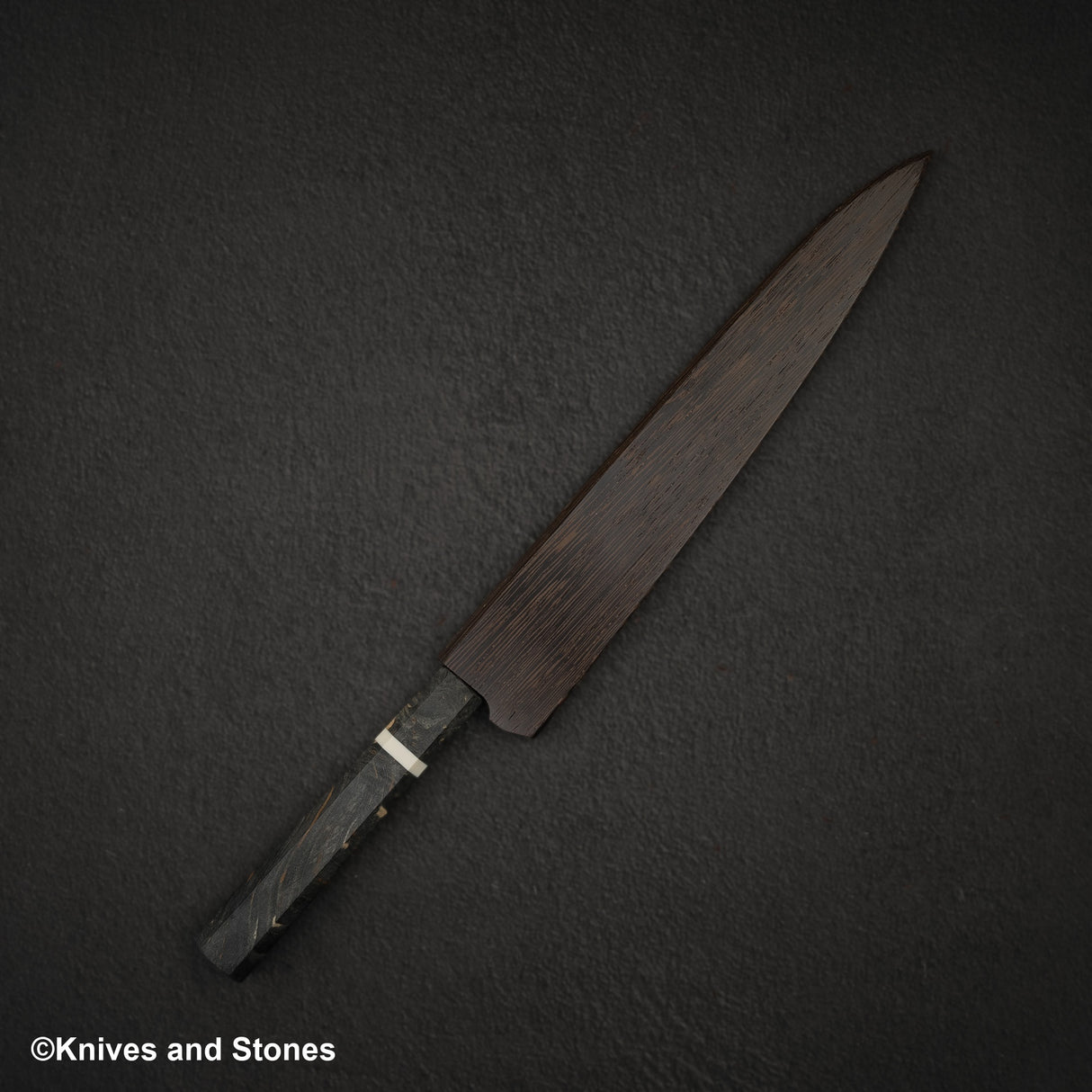 Hatsukokoro x Nigara Yorokobi SLD 銅大馬士革 Sujihiki 240 毫米樺木手柄