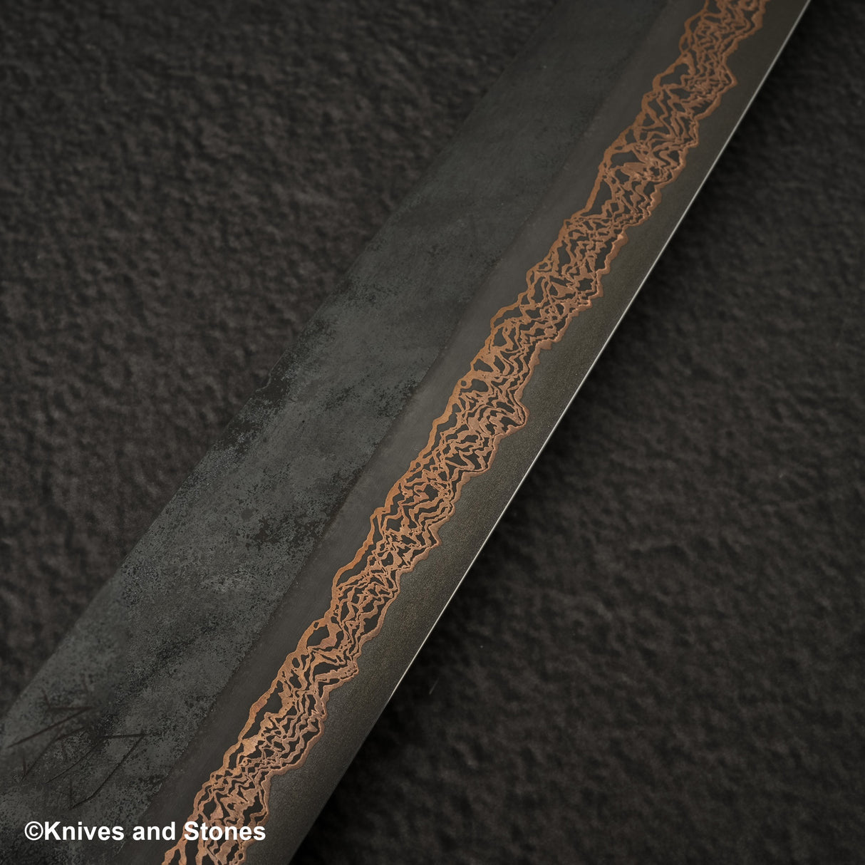 Hatsukokoro x Nigara Yorokobi SLD 銅大馬士革 Sujihiki 270 毫米樺木手柄