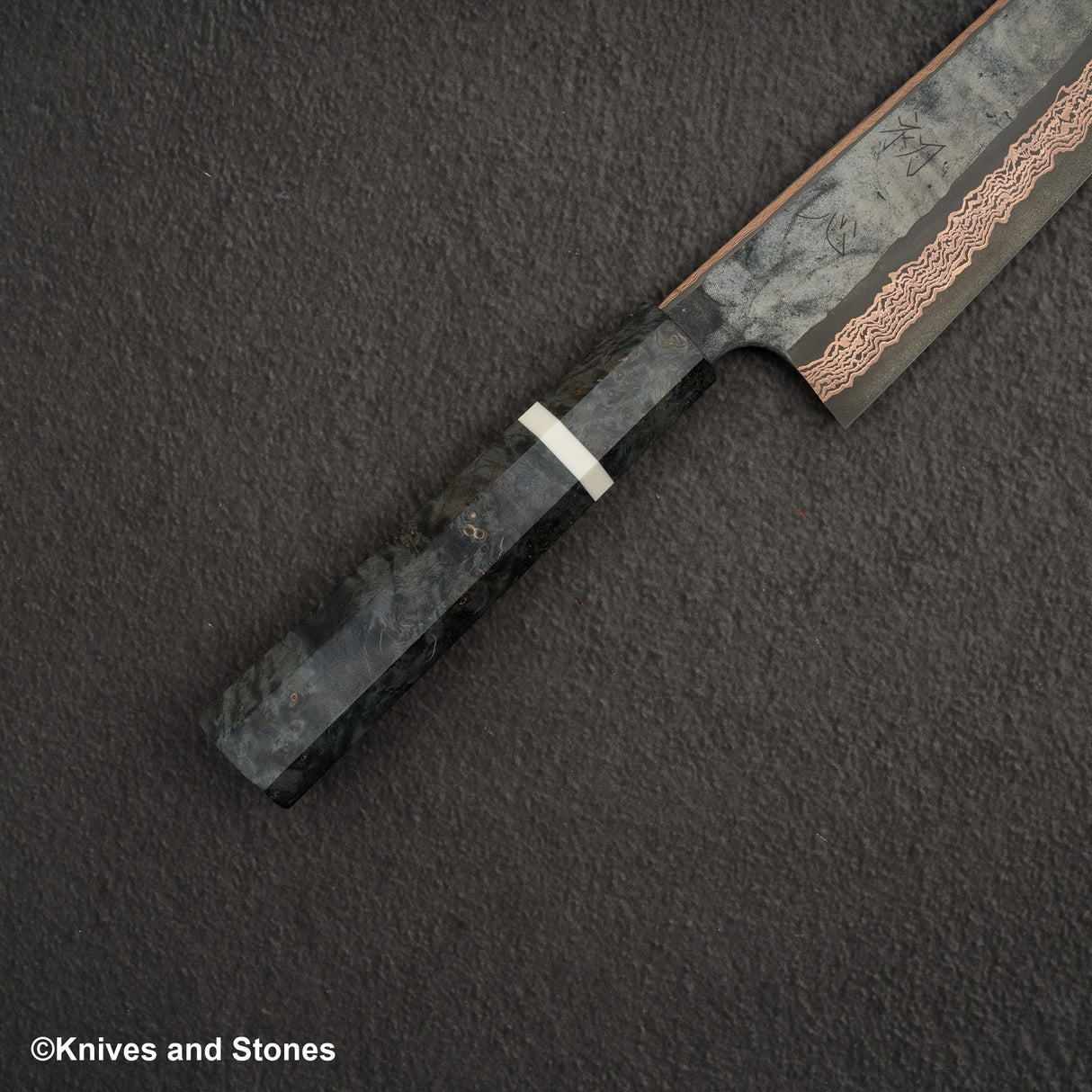 Hatsukokoro x Nigara Yorokobi SLD 銅大馬士革 K-tip Gyuto 240mm 樺木手柄