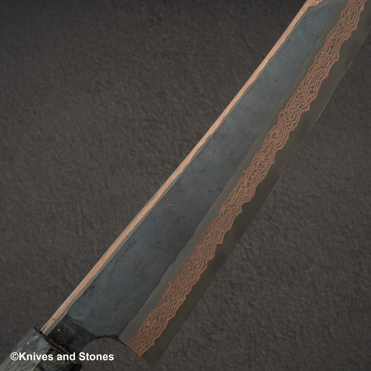 Hatsukokoro x Nigara Yorokobi SLD 銅大馬士革 K-tip Gyuto 240mm 樺木手柄