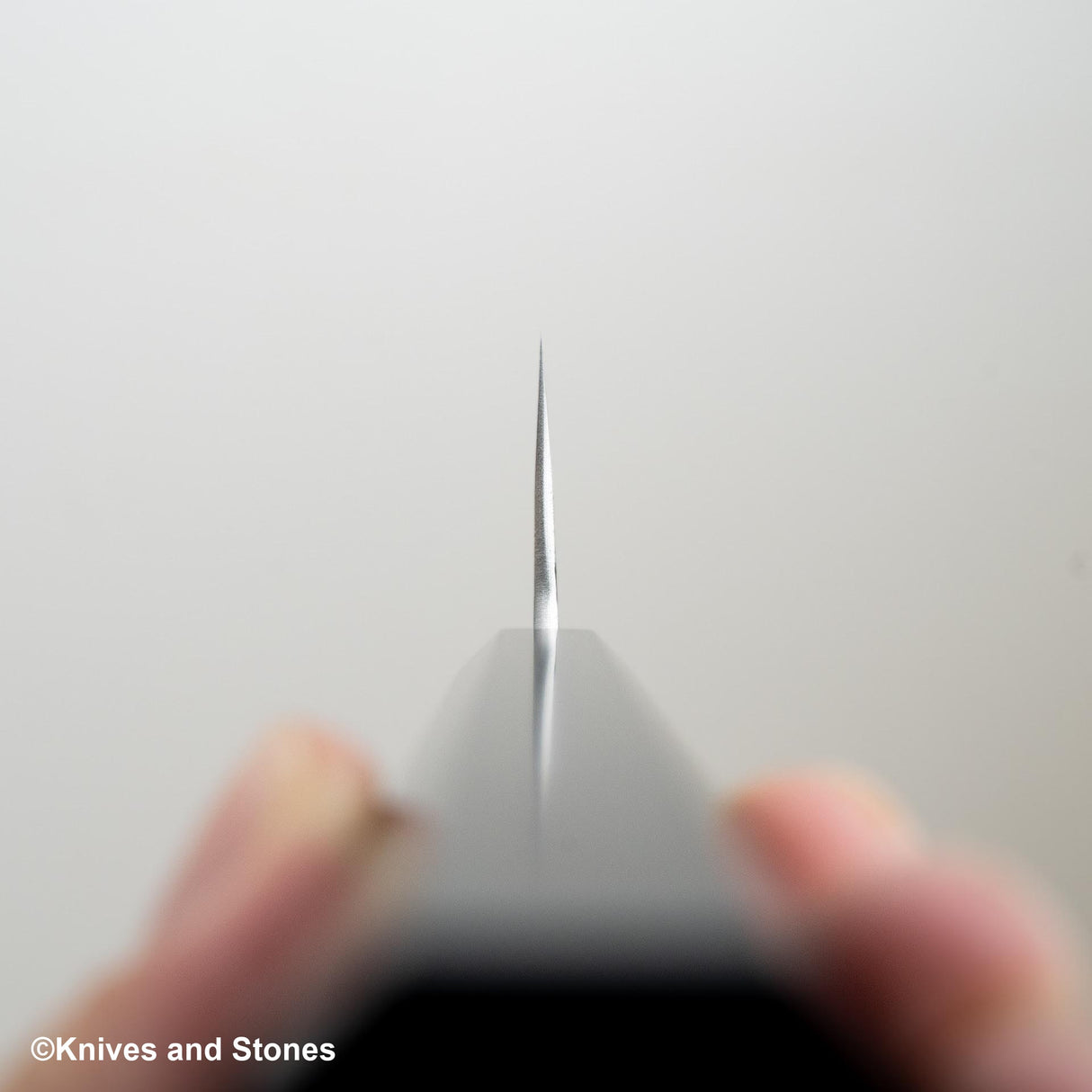 Hatsukokoro x Yoshikane White 2 Nashiji Santoku 170mm 不鏽鋼包覆烏木