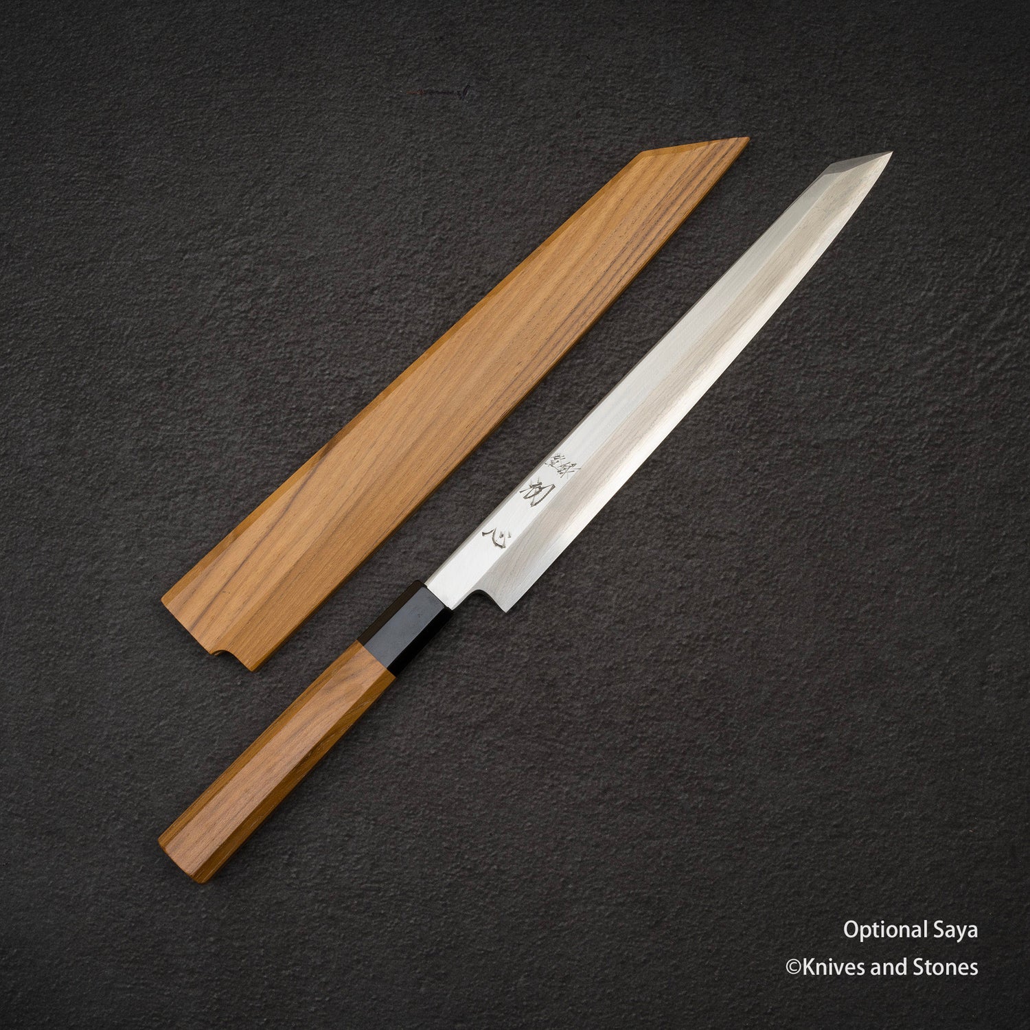 Satoshi Nakagawa Ginsan Kasumi Kiritsuke Shaped (K-tip) Yanagiba 270 mm