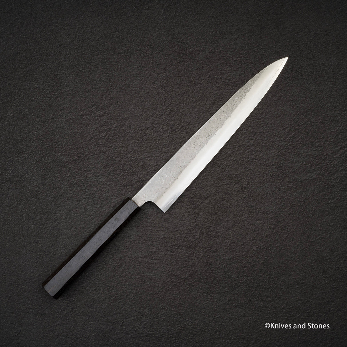 Hatsuokokoro x Yoshikane SKD Nashiji Sujihiki 240mm Ebony Handle