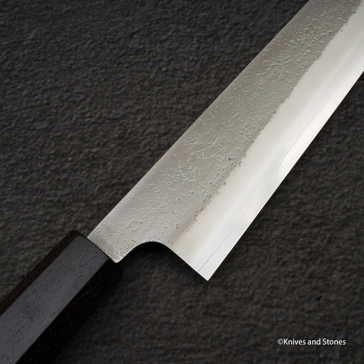 Hatsuokokoro x Yoshikane SKD Nashiji Sujihiki 240mm Ebony Handle