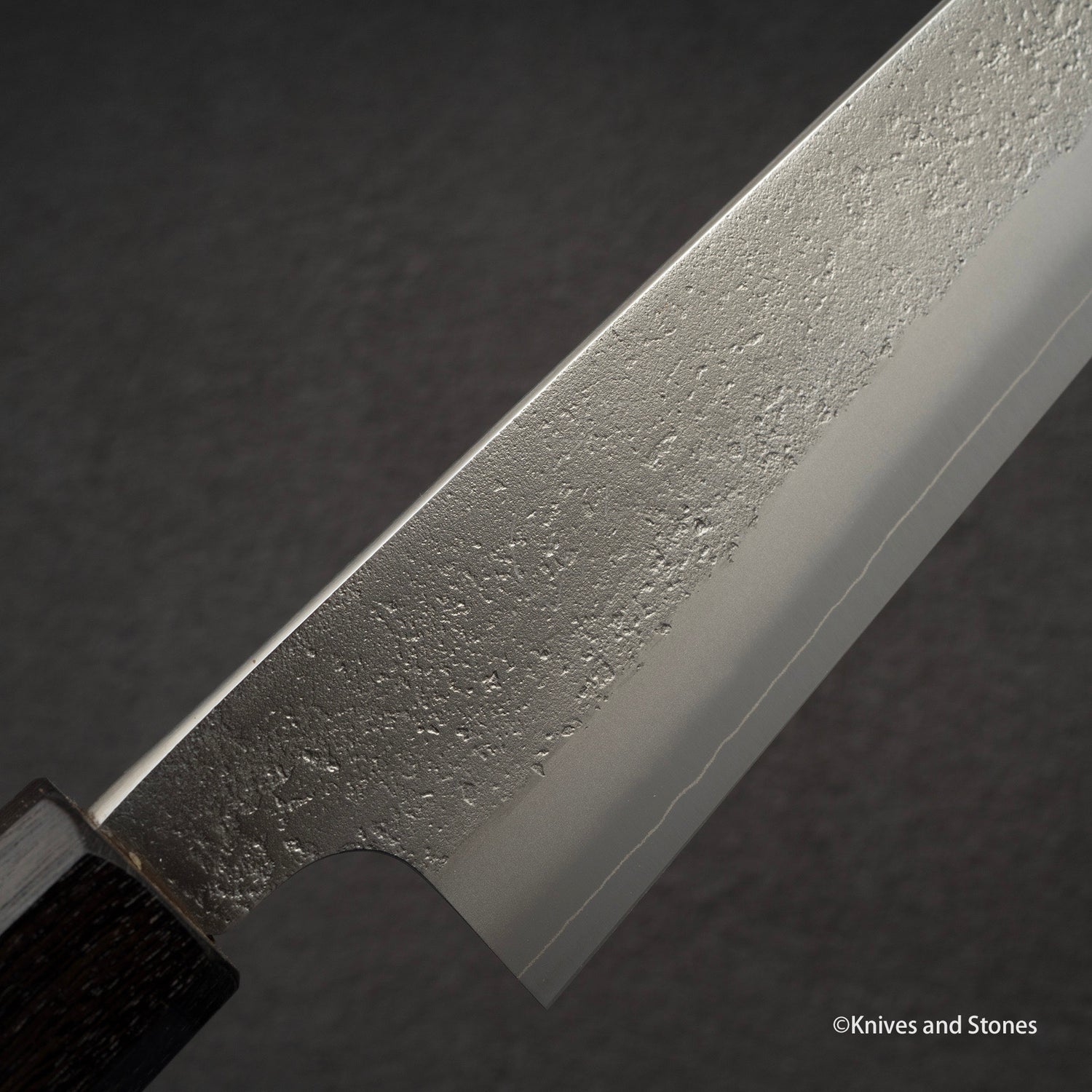 Hatsuokokoro x Yoshikane SKD Nashiji Sujihiki 240mm Ebony Handle