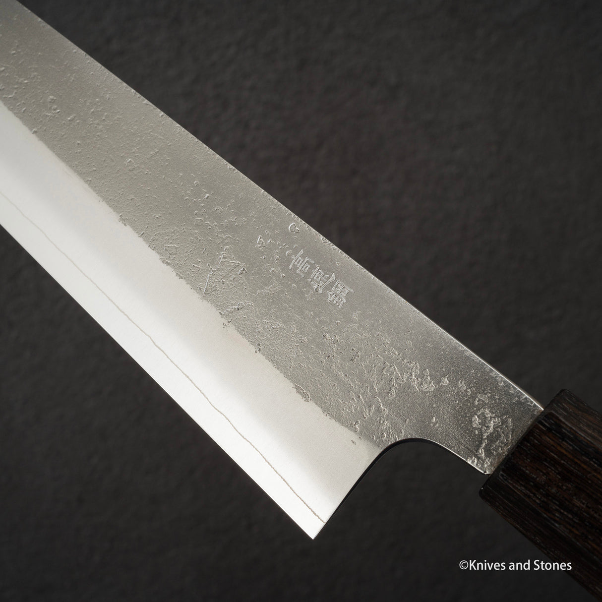 Hatsuokokoro x Yoshikane SKD Nashiji Sujihiki 240mm Ebony Handle