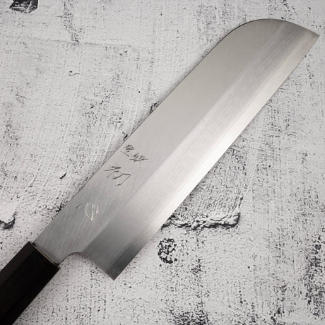 Hatsukokoro x Myojin Shirasagi Ginsan Kamagata Usuba 210mm