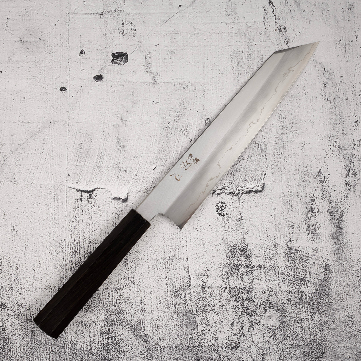 Hatsukokoro x Nakagawa Ginsan Wide-bevel K tip Gyuto 240mm