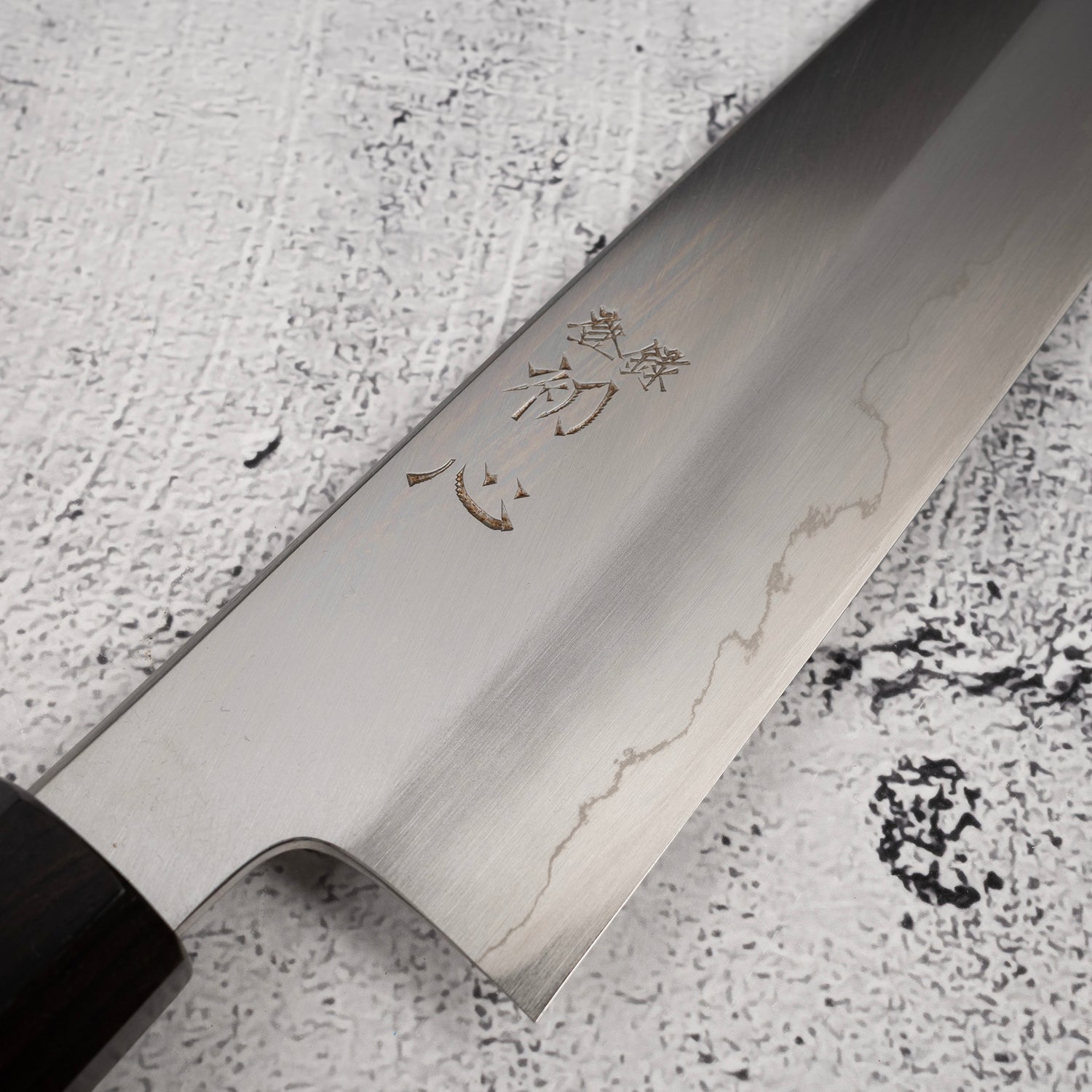 Hatsukokoro x Nakagawa Ginsan Wide-bevel K tip Gyuto 240mm
