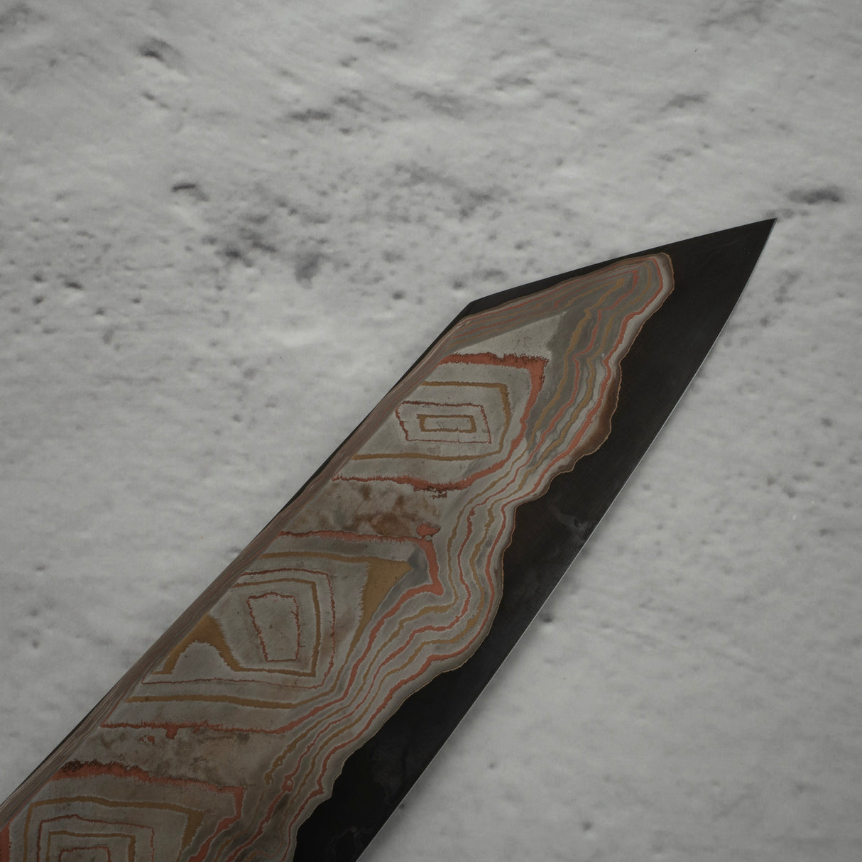 初心 x Nigara Irodori Blue 2 彩虹大馬士革 K-tip Gyuto 240mm