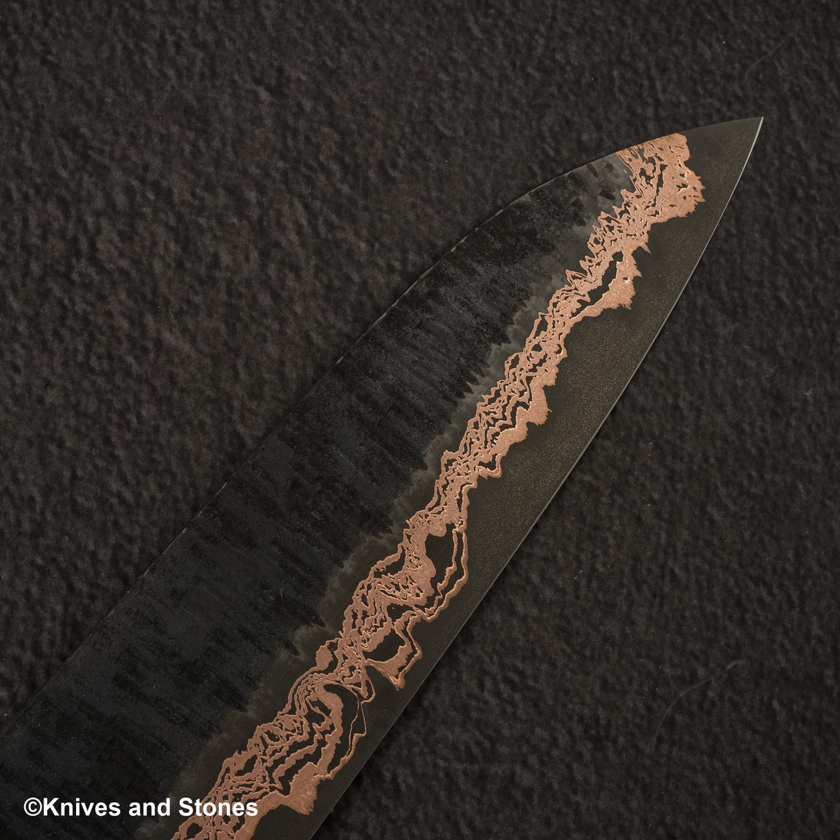 Hatsukokoro x Nigara Yorokobi SLD 銅土梅大馬士革牛刀 240mm 附 Saya