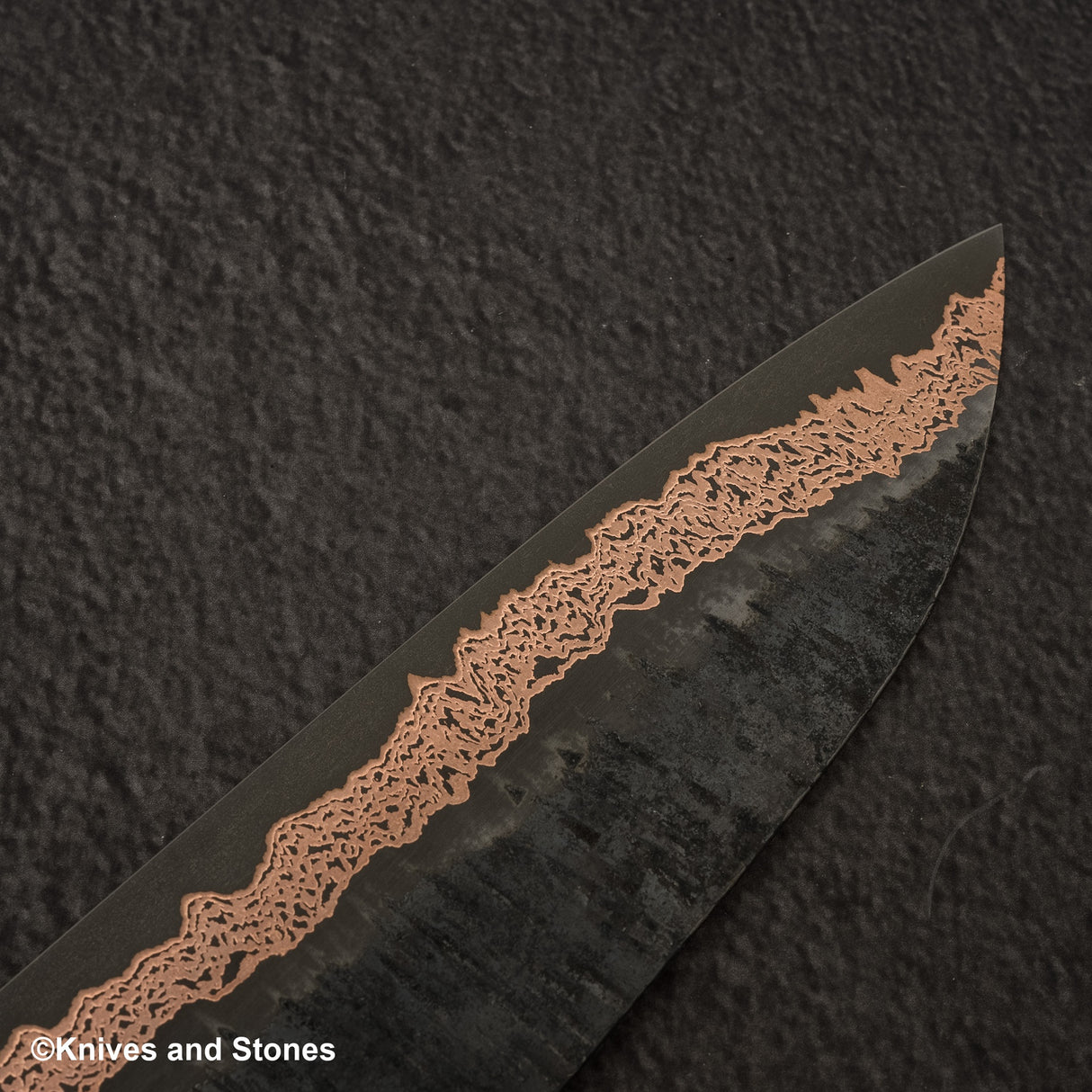 Hatsukokoro x Nigara Yorokobi SLD 銅土梅大馬士革牛刀 240mm 附 Saya
