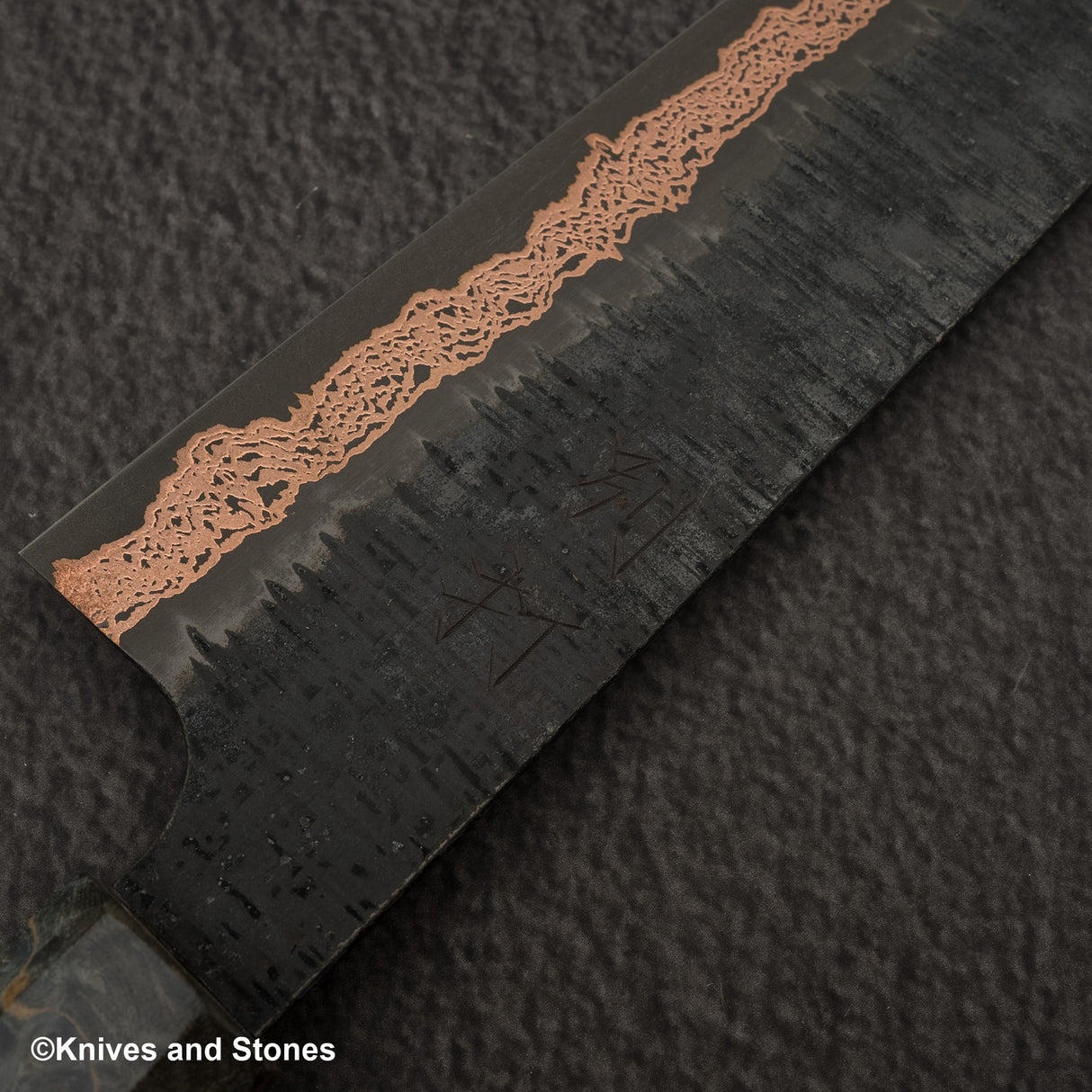 Hatsukokoro x Nigara Yorokobi SLD 銅土梅大馬士革牛刀 240mm 附 Saya