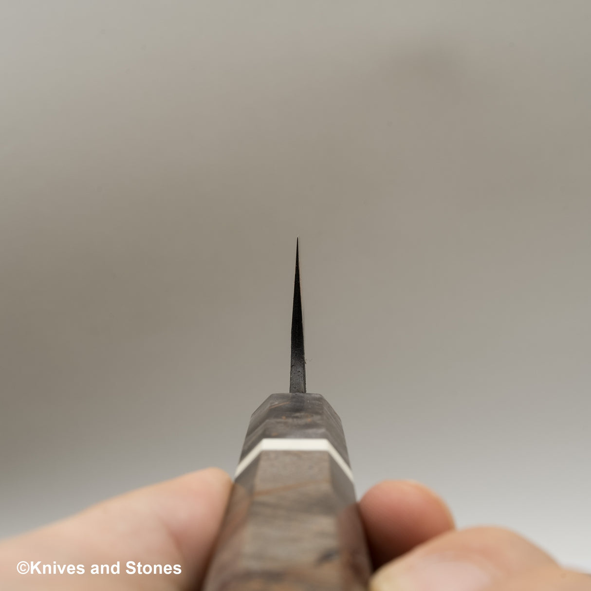 Hatsukokoro x Nigara Yorokobi SLD Copper Tsuchime Damascus Santoku 180mm with Saya