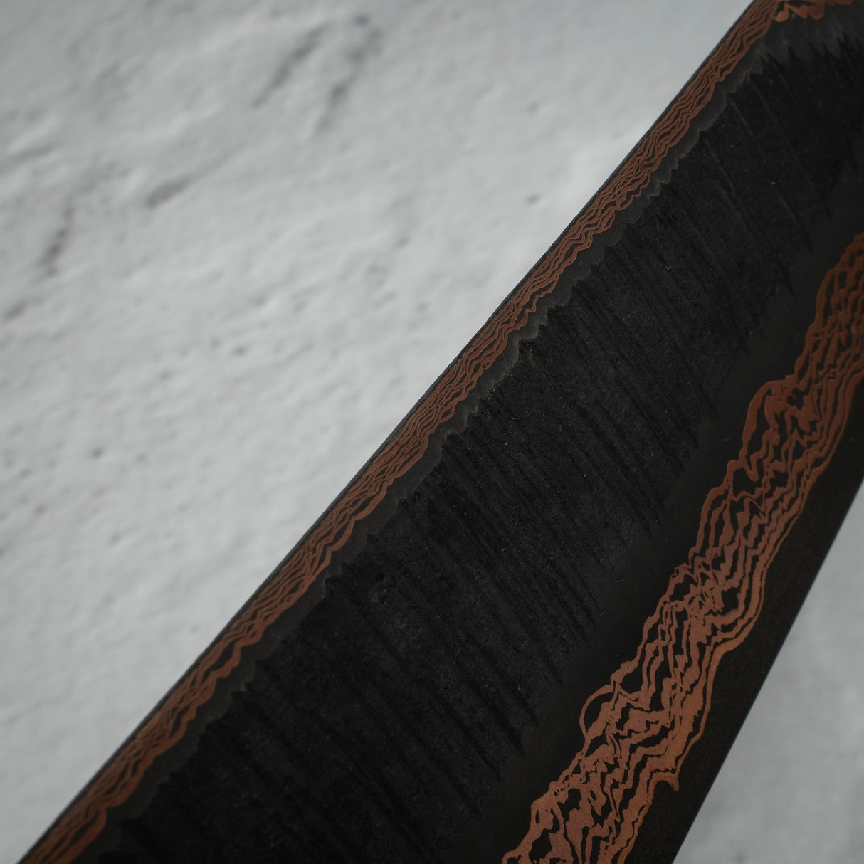 Hatsukokoro x Nigara Yorokobi SLD 銅土大馬士革 K 尖 Gyuto 240mm 帶 Saya
