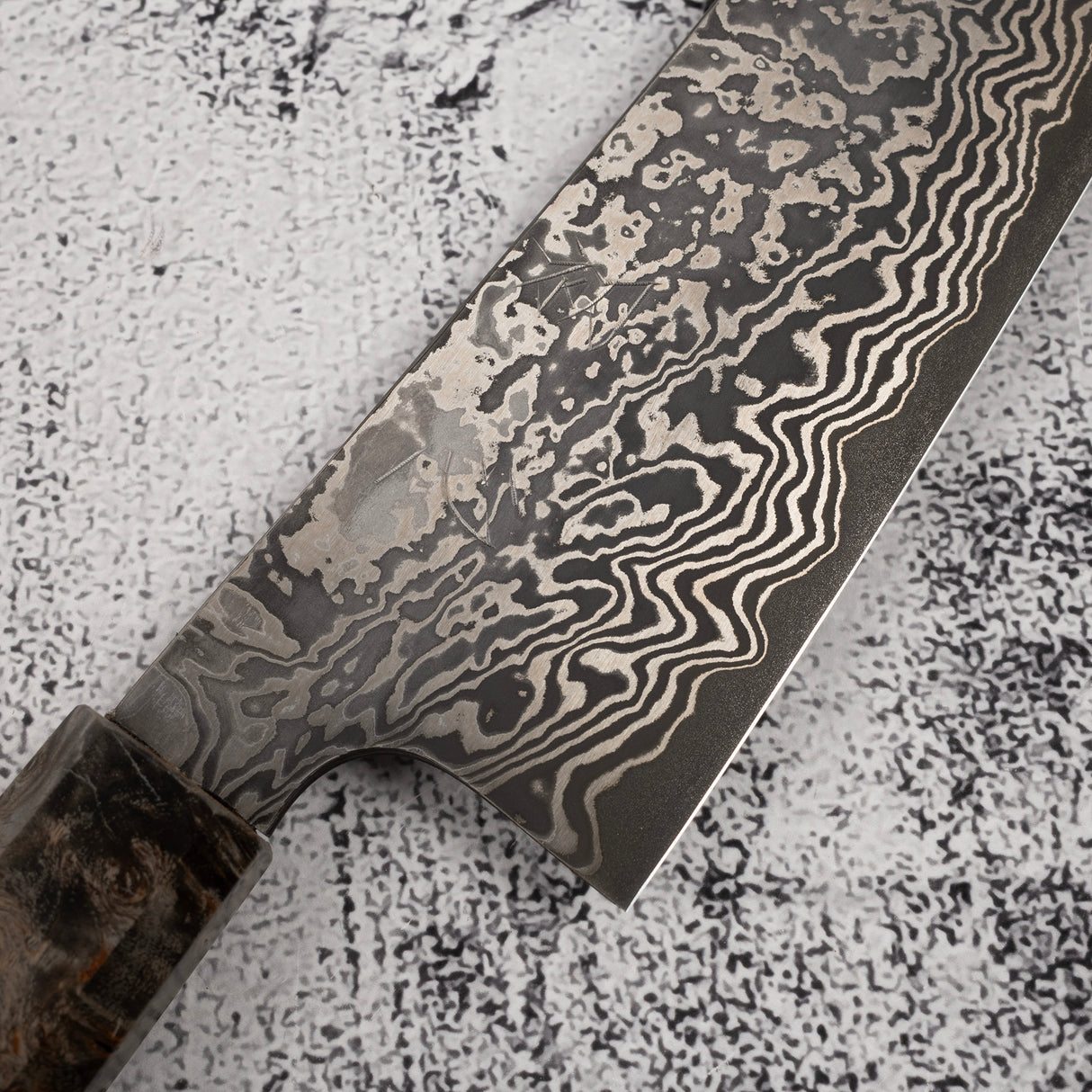 初心 x 二唐 喜特製 SLD 黑打大馬士革文化拋光刀