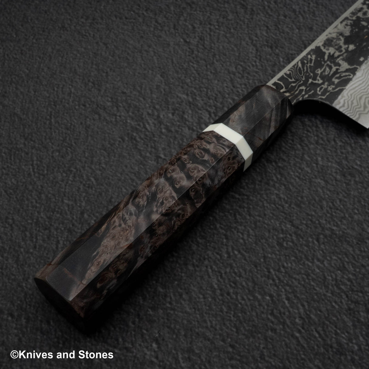 Hatsukokoro x Nigara Yorokobi Special SLD 黑內大馬士革 K 尖 Gyuto 240mm 樺木手柄