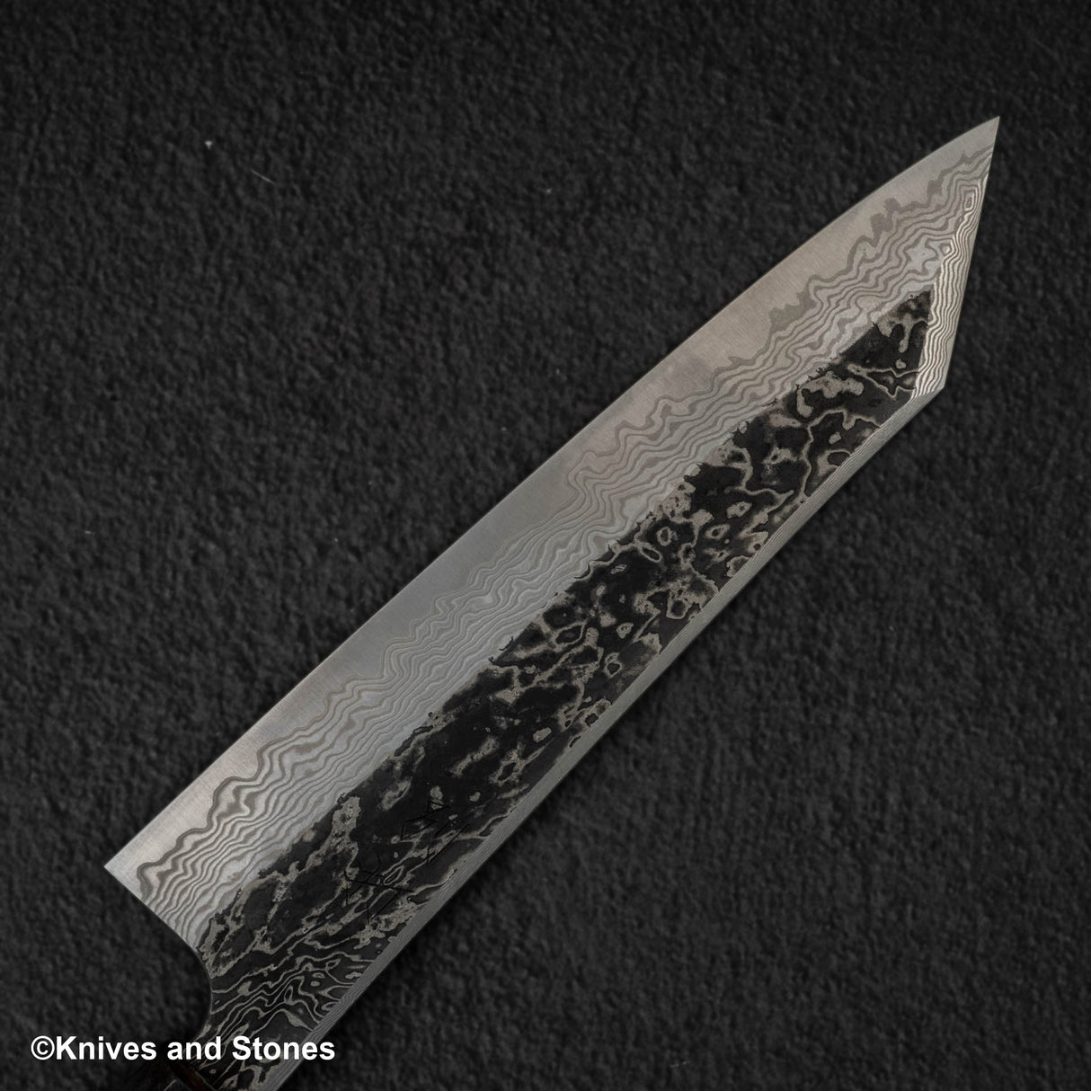 Hatsukokoro x Nigara Yorokobi Special SLD 黑內大馬士革 K 尖 Gyuto 240mm 樺木手柄