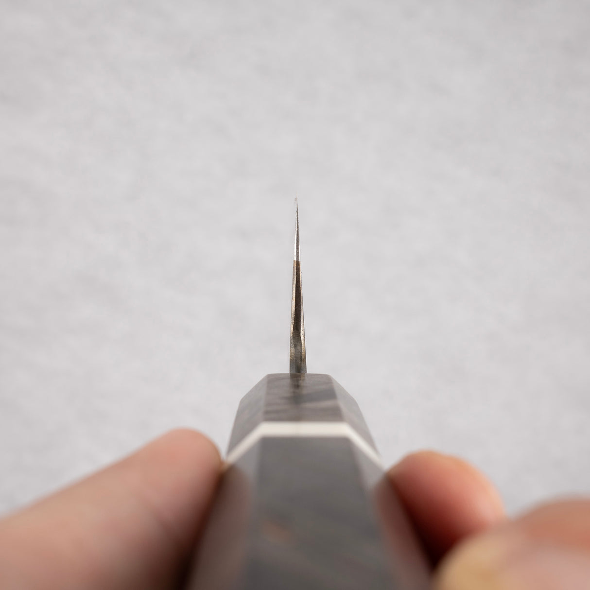 初心 x 中川聰藍色 1 蝕刻黑大馬士革 K 尖 Gyuto 210 毫米