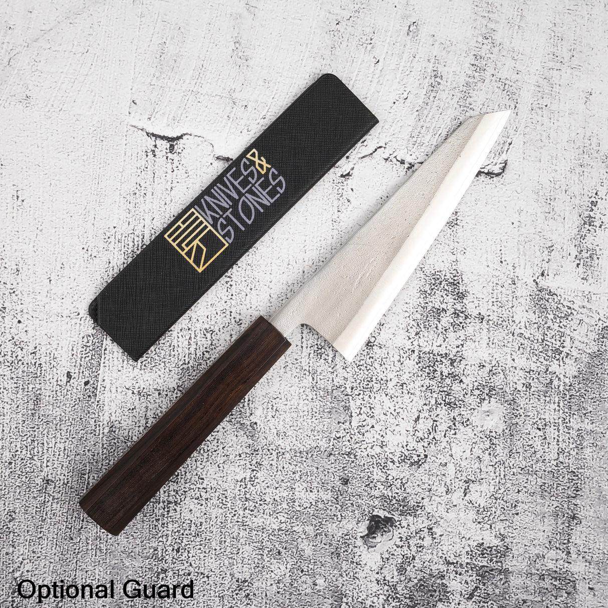 Hatsukokoro x Yoshikane SKD Nashiji Honesuki 150mm 烏木手柄