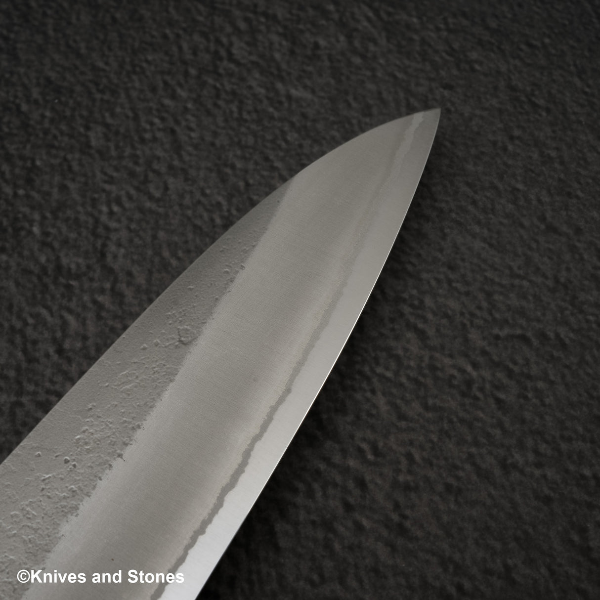 Hatsukokoro x Yoshikane White 2 Nashiji Gyuto 210mm 不鏽鋼包覆黑檀木手柄
