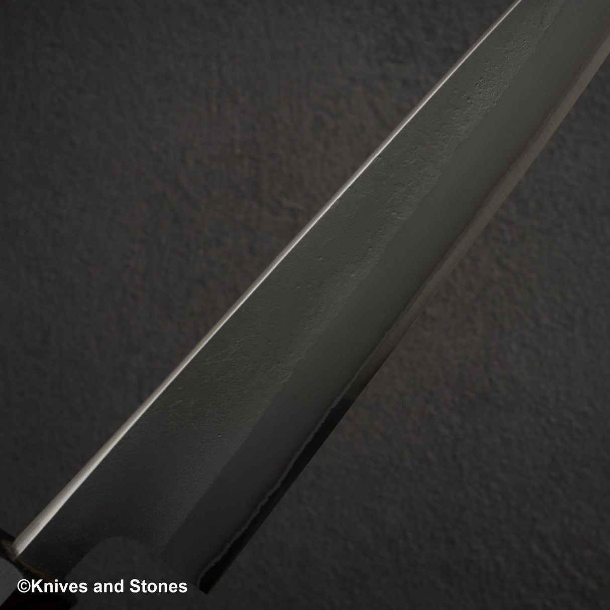 Hatsukokoro x Yoshikane White 2 Nashiji Gyuto 210mm 不鏽鋼包覆黑檀木手柄