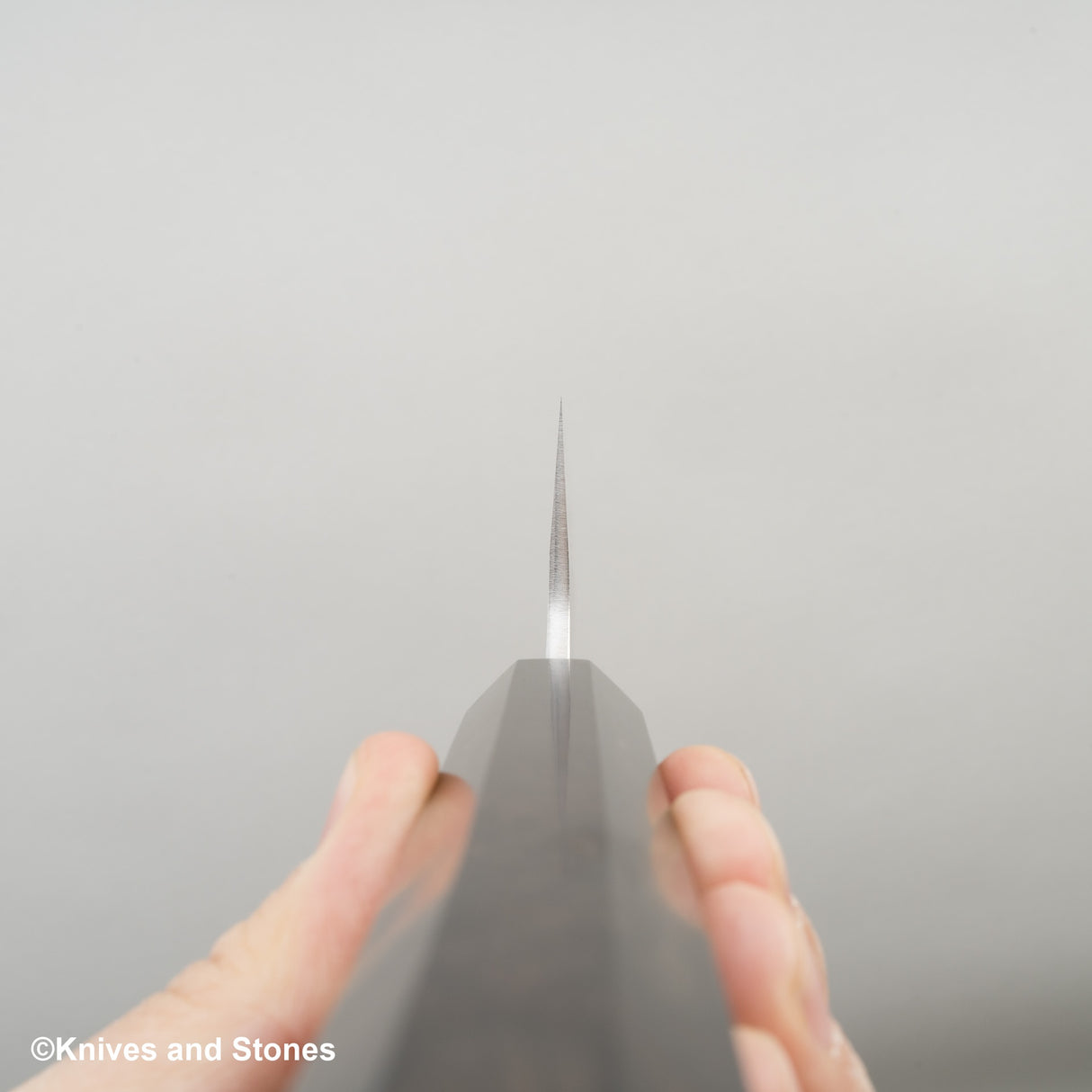 初心 x Yoshikane SKD Nashiji Gyuto 240mm 烏木手柄