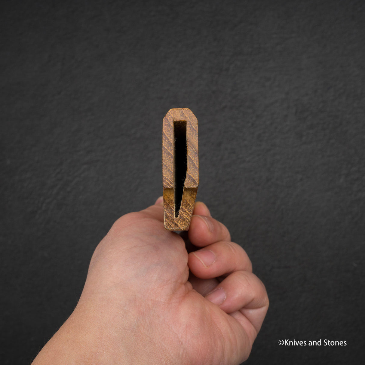 K&S Kritsuke (K-tip) Yanagiba Saya 硬木標準型材