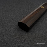 K&S Special Handle: Octagonal Ebony Handle with Square Mosaic Pin
