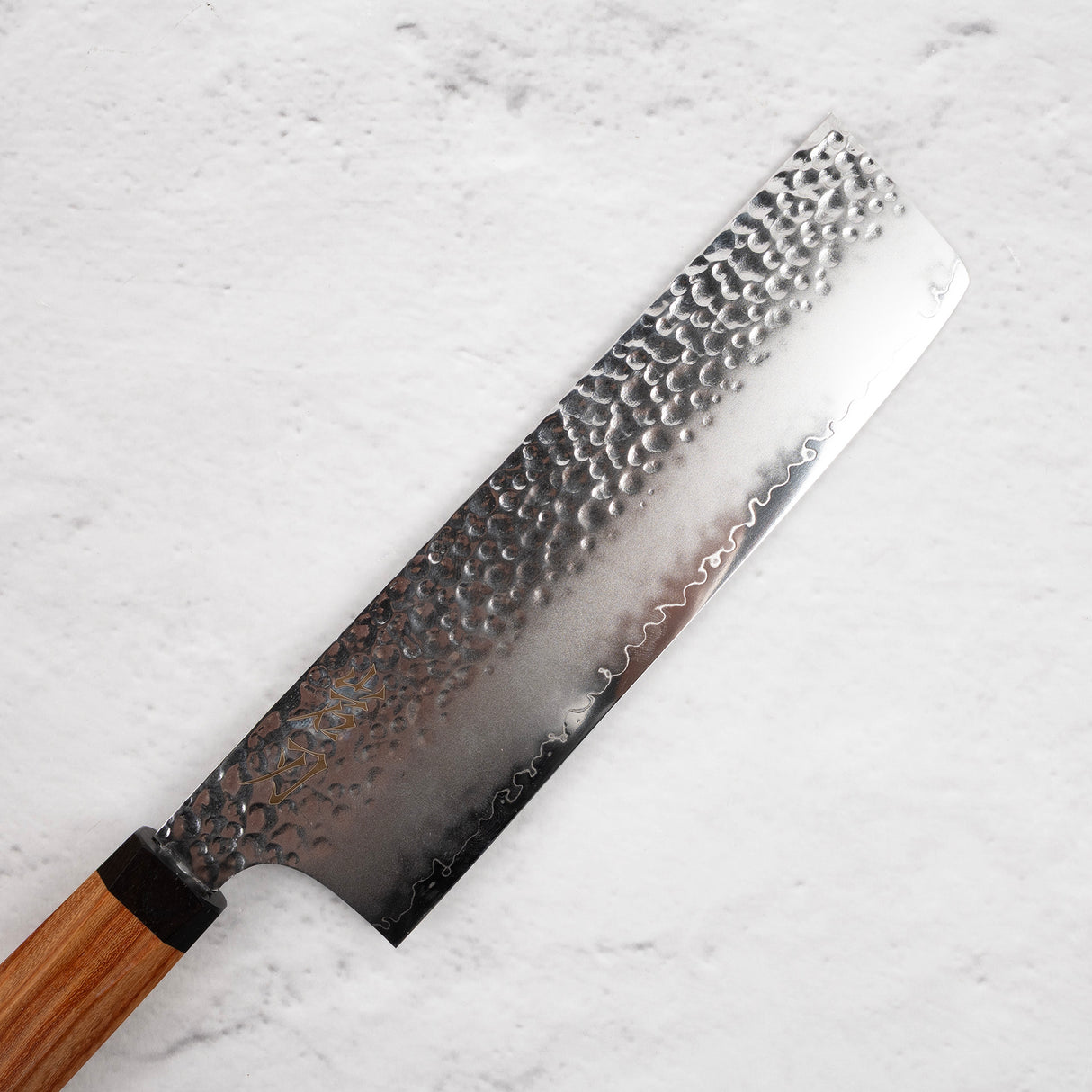 K&S VG10 Tsuchime Sanmai Nakiri 180毫米西式刀柄