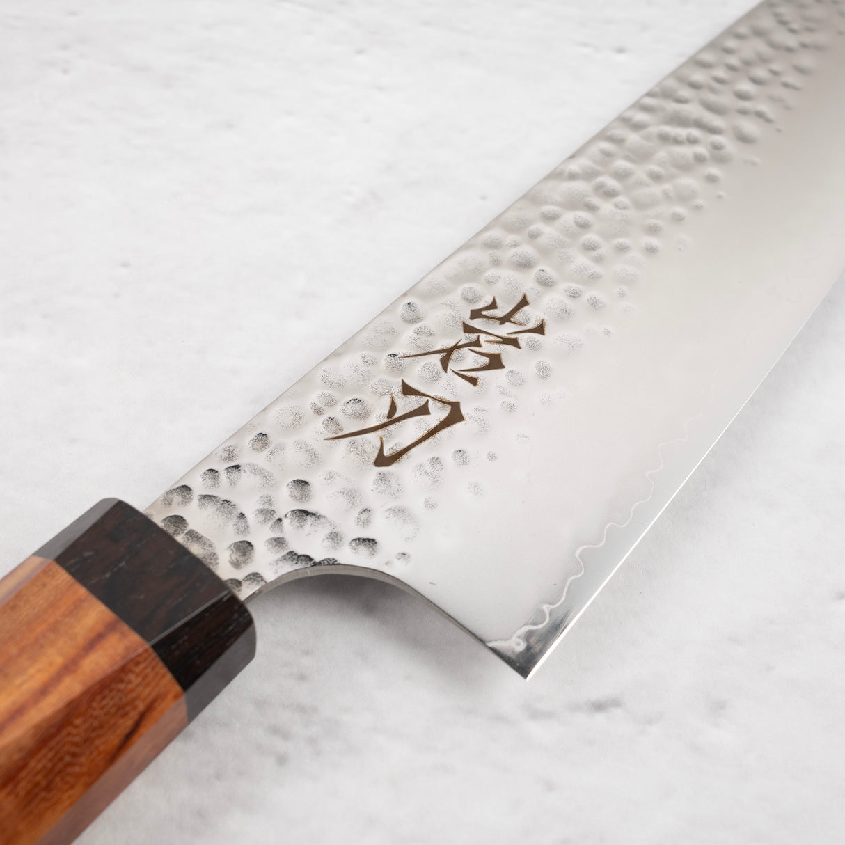 K&S VG10 Tsuchime Sanmai Santoku 180mm Western Handle